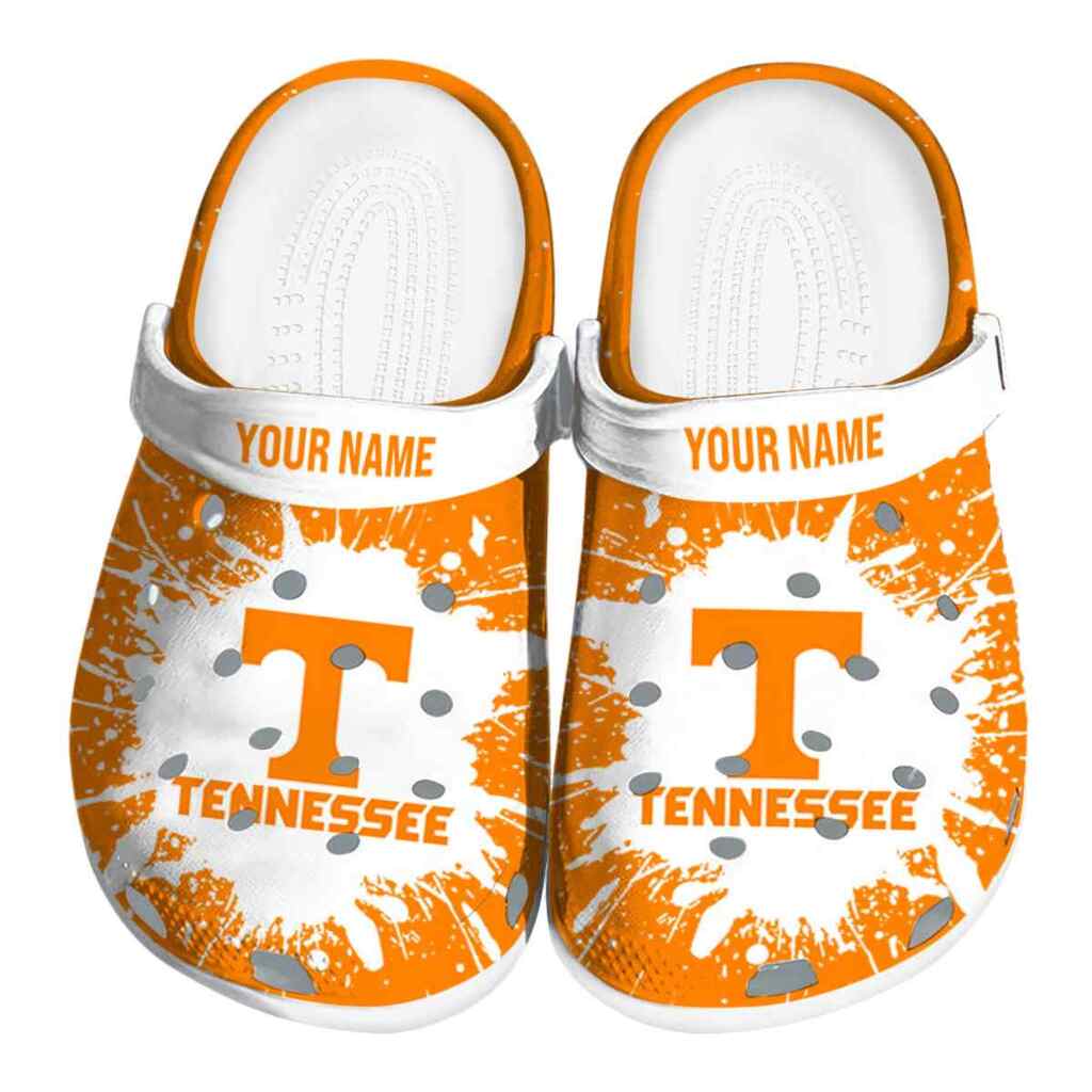 Personalized Tennessee Volunteers Splash Art ClogTVC180172