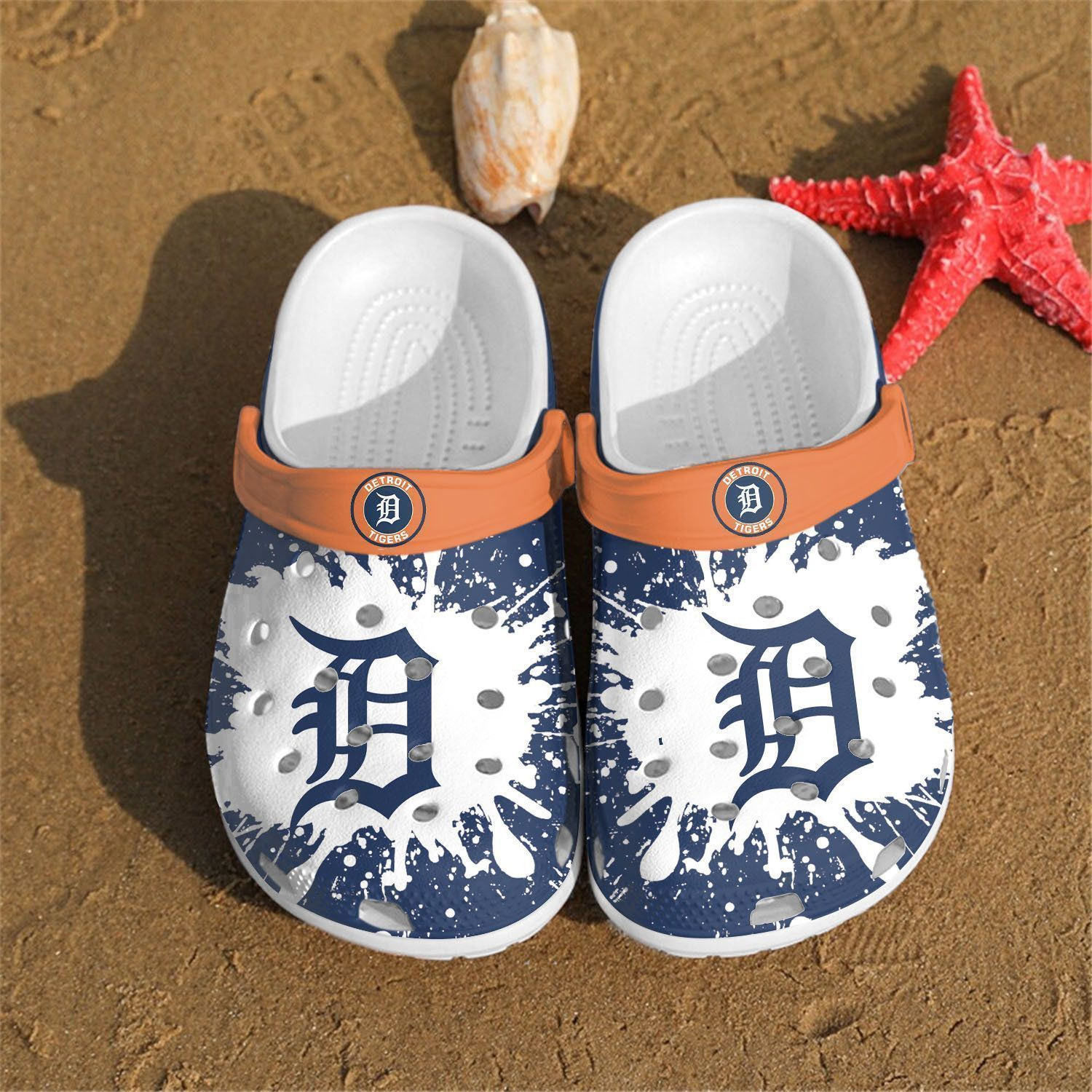 Personalized Tigers Baseball Team Crocs Clog Custom Name Shoes