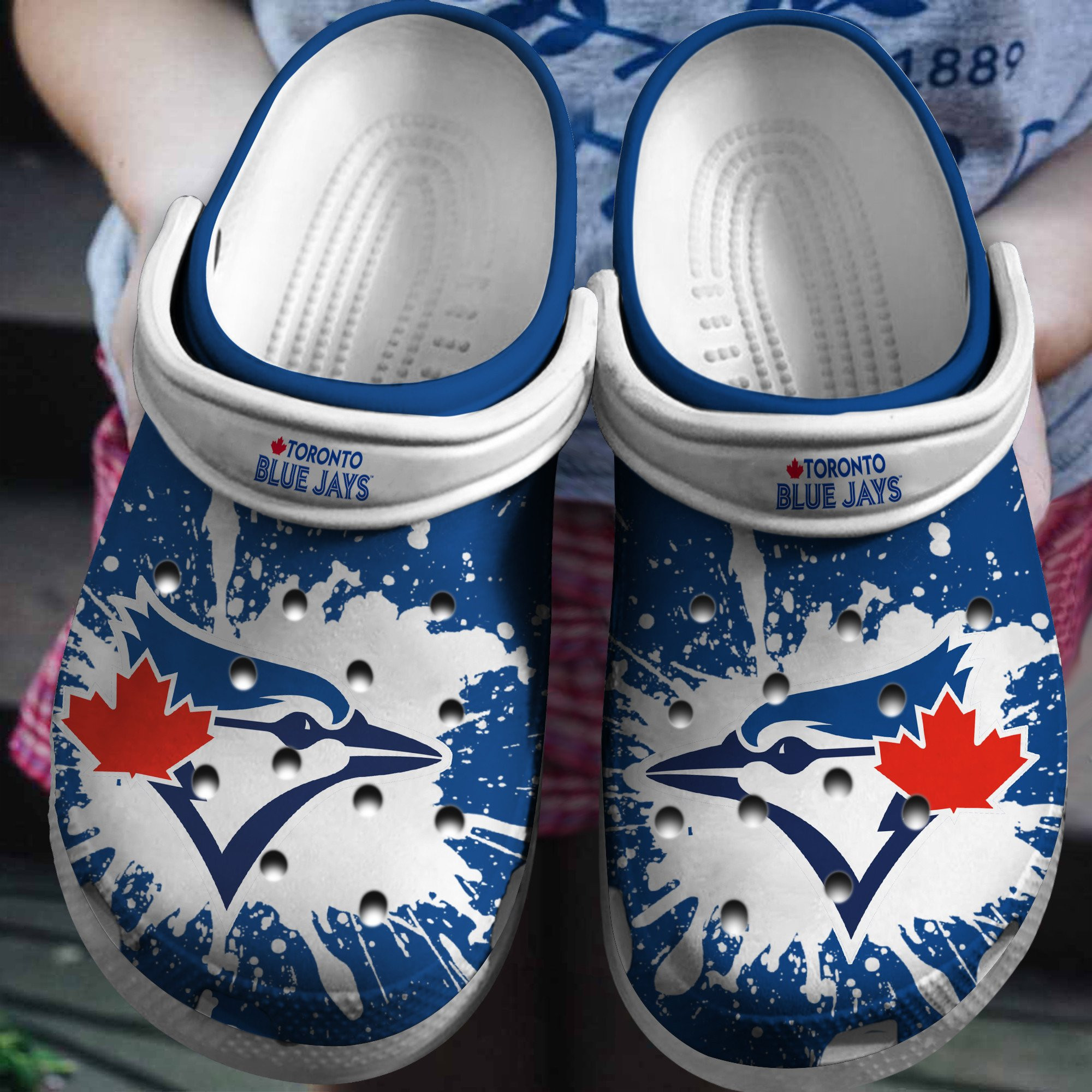 Personalized TorJays Baseball Team Crocs Clog Custom Name Shoes