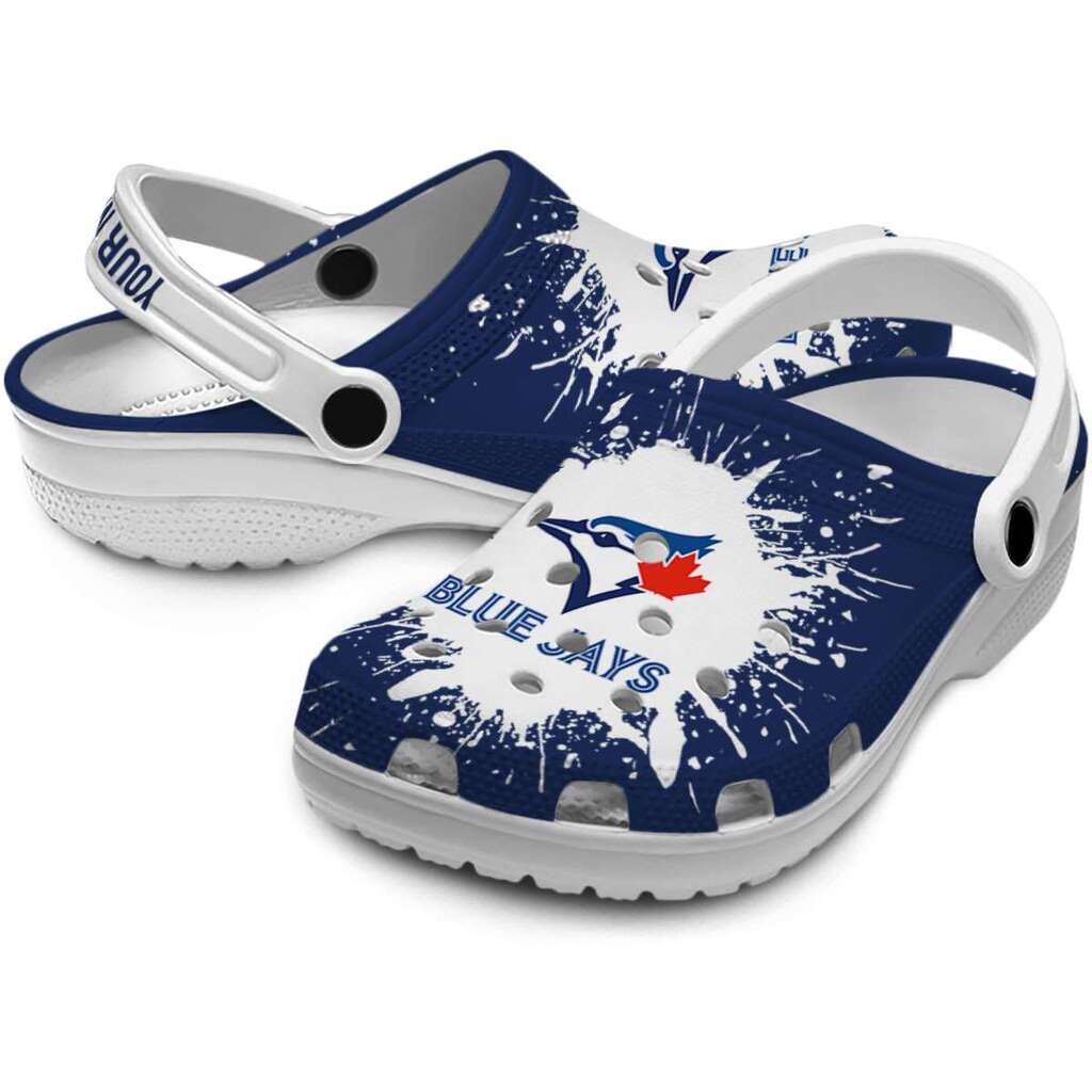 Personalized Toronto Blue Jays Splash Art ClogTVC180158 - Image 3