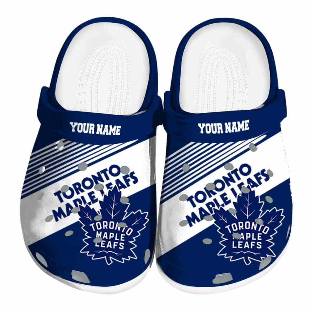Personalized Toronto Maple Leafs Vibrant Dual-Tone ClogTVC1801906