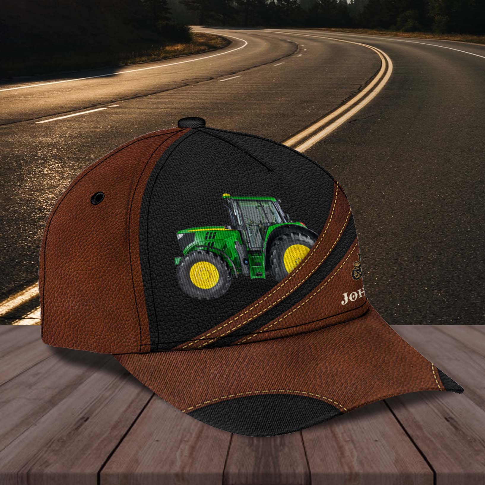 Personalized Tractor Classic Cap, Personalized Gift for Farmers, Cow Lovers, Chicken Lovers Trucker Hats Custom Hats Gifts For Men & Women