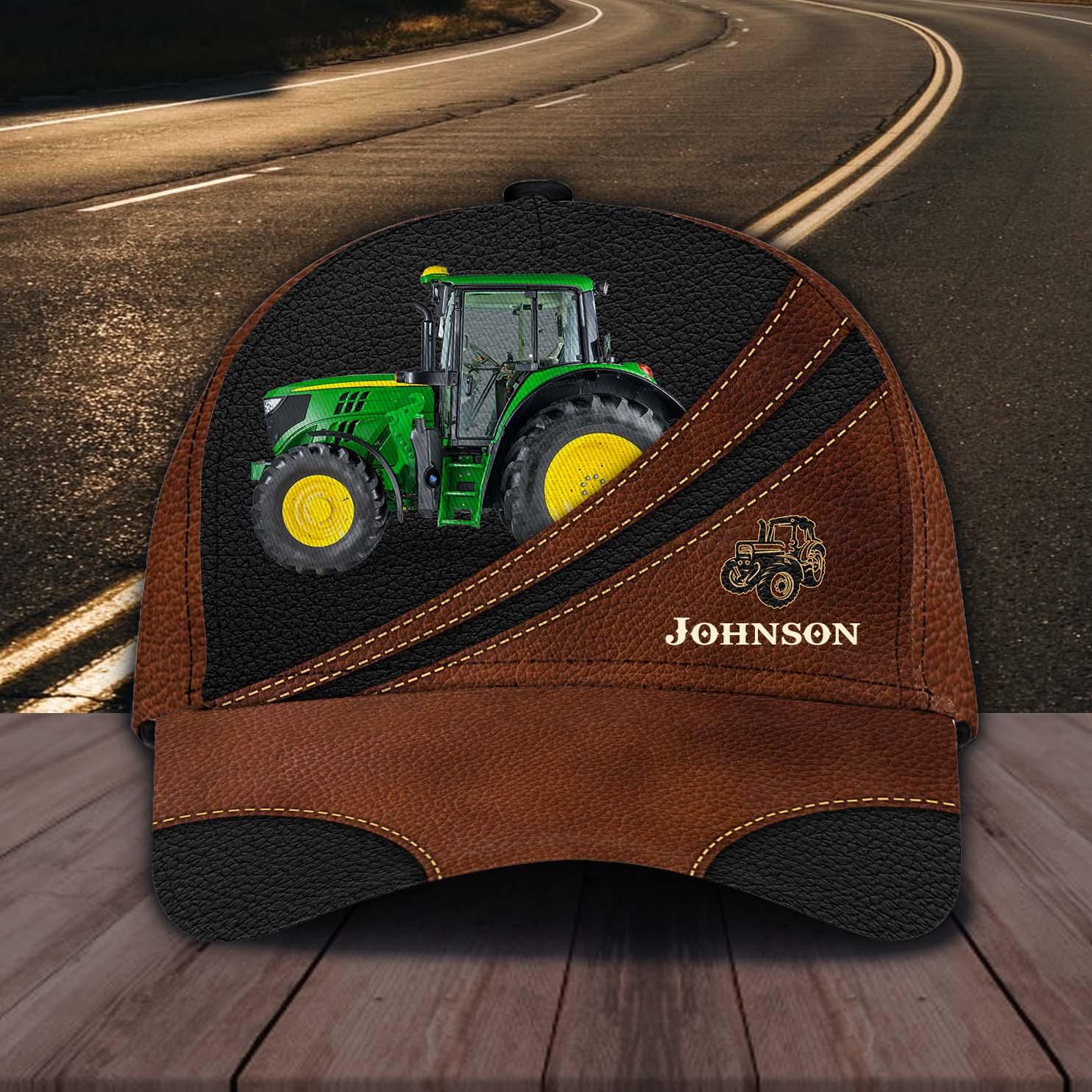 Personalized Tractor Classic Cap, Personalized Gift for Farmers, Cow Lovers, Chicken Lovers Trucker Hats Custom Hats Gifts For Men & Women