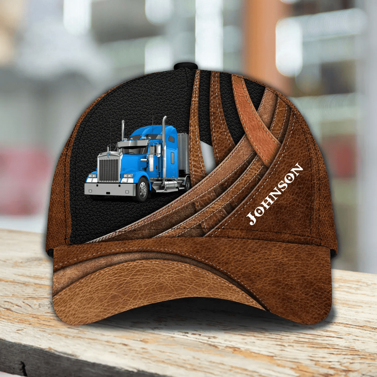 Personalized Truck Driver Cap 3D All Over Prints for Trucker, Gift for Dad Birthday, Father's Day Cap Trucker Hats Custom Hats Gifts For Men & Women