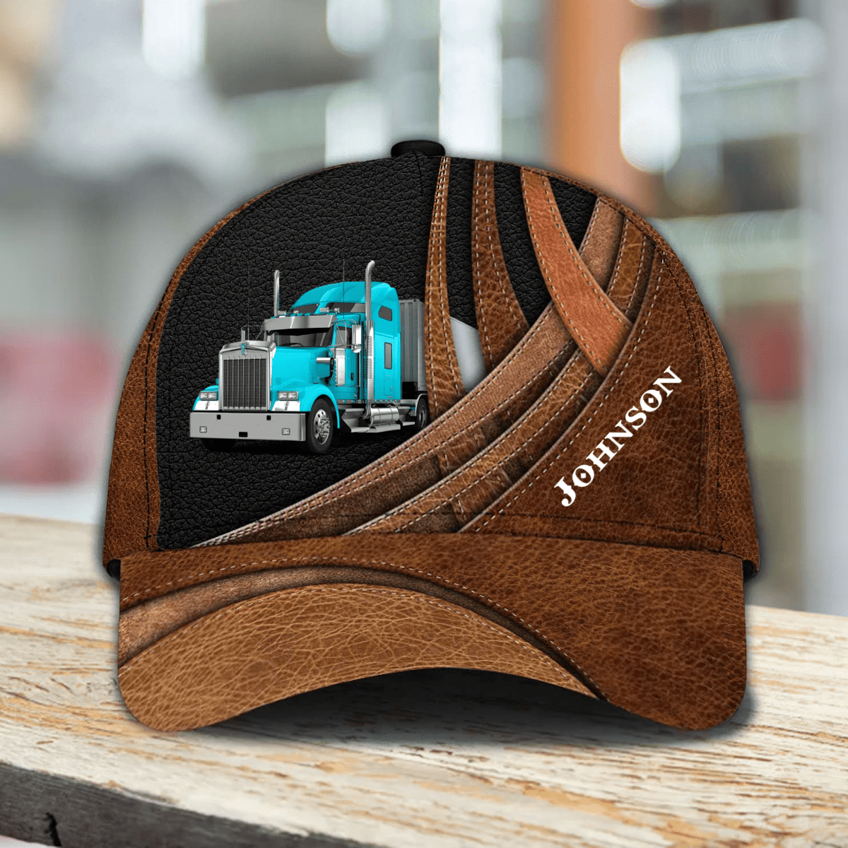 Personalized Truck Driver Cap 3D All Over Prints for Trucker, Gift for Dad Birthday, Father's Day Cap Trucker Hats Custom Hats Gifts For Men & Women