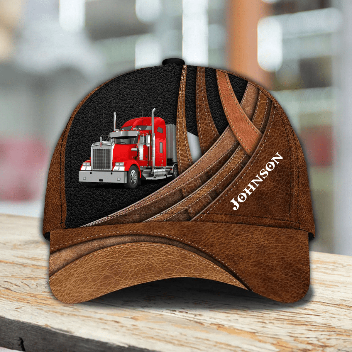 Personalized Truck Driver Cap 3D All Over Prints for Trucker, Gift for Dad Birthday, Father's Day Cap Trucker Hats Custom Hats Gifts For Men & Women