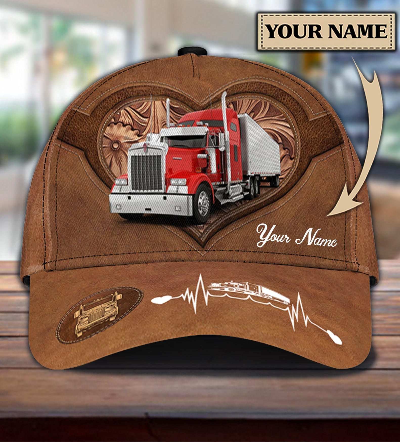 Personalized Trucker Classic Cap, Gift for Truckers Trucker Hats Custom Hats Gifts For Men & Women