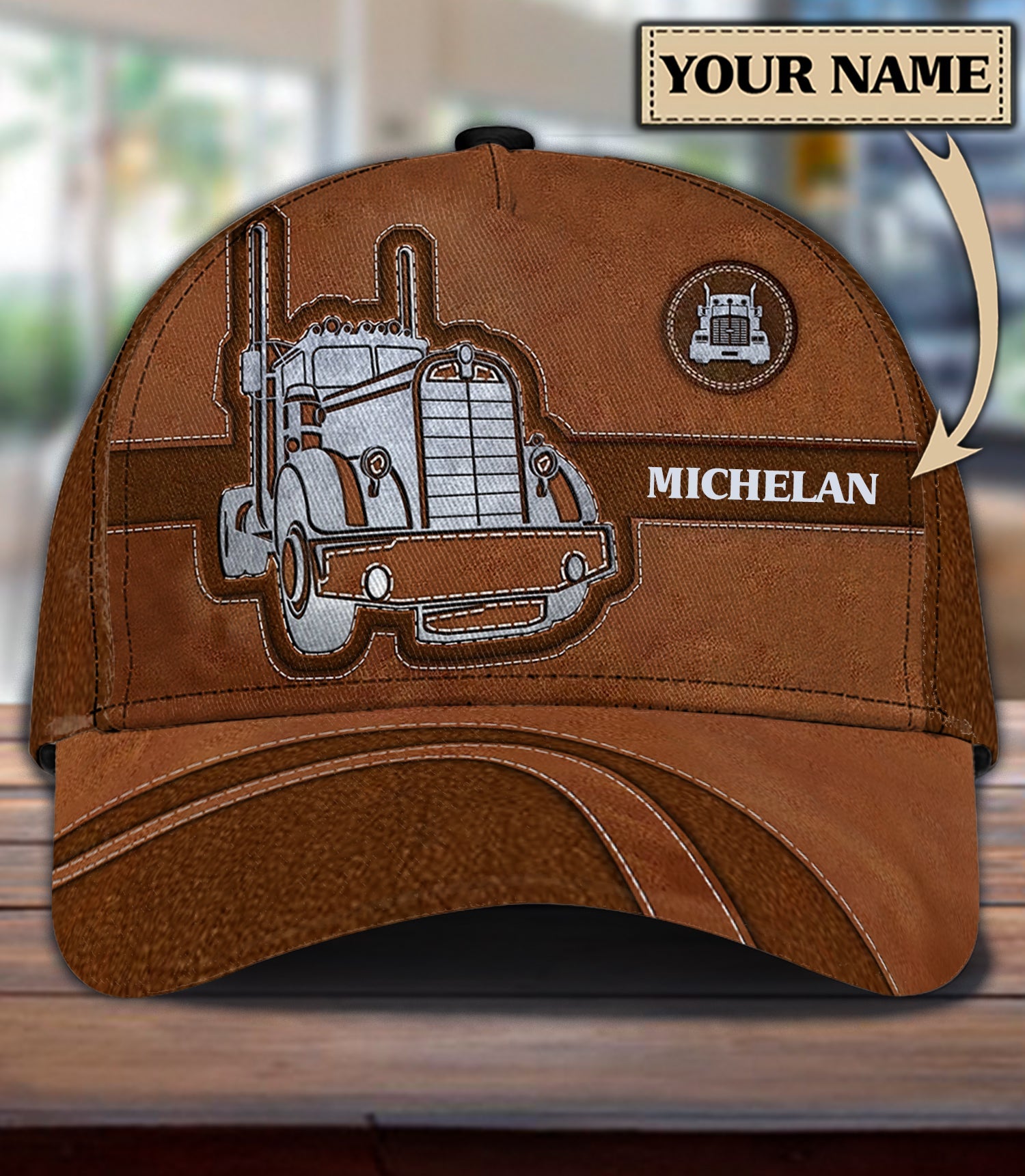 Personalized Trucker Classic Cap, Gift for Truckers Trucker Hats Custom Hats Gifts For Men & Women