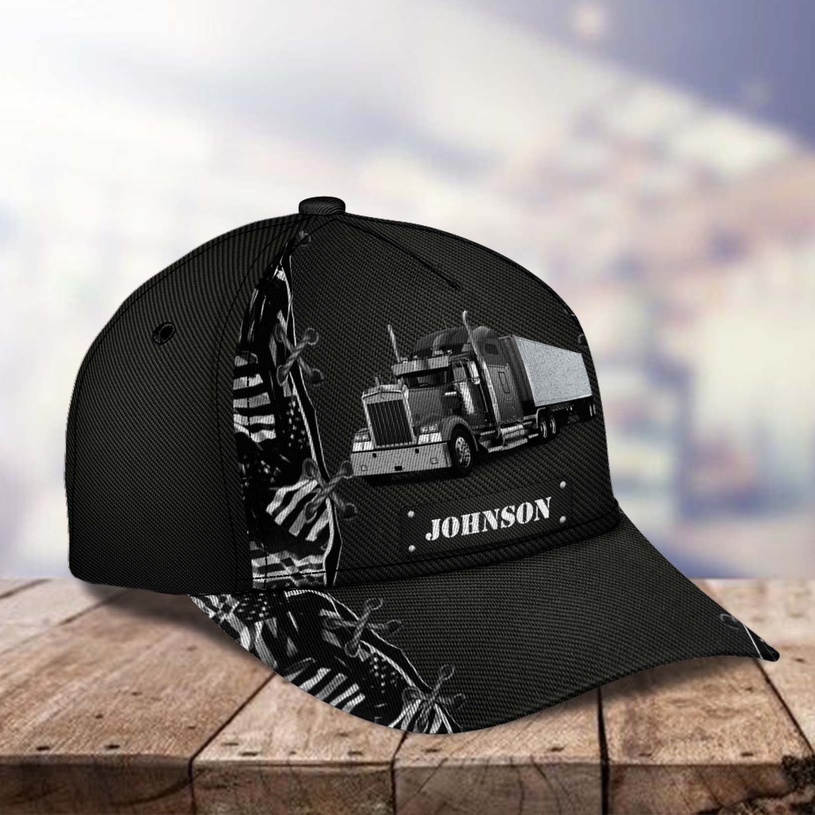 Personalized Trucker Classic Cap, Gift for Truckers Trucker Hats Custom Hats Gifts For Men & Women