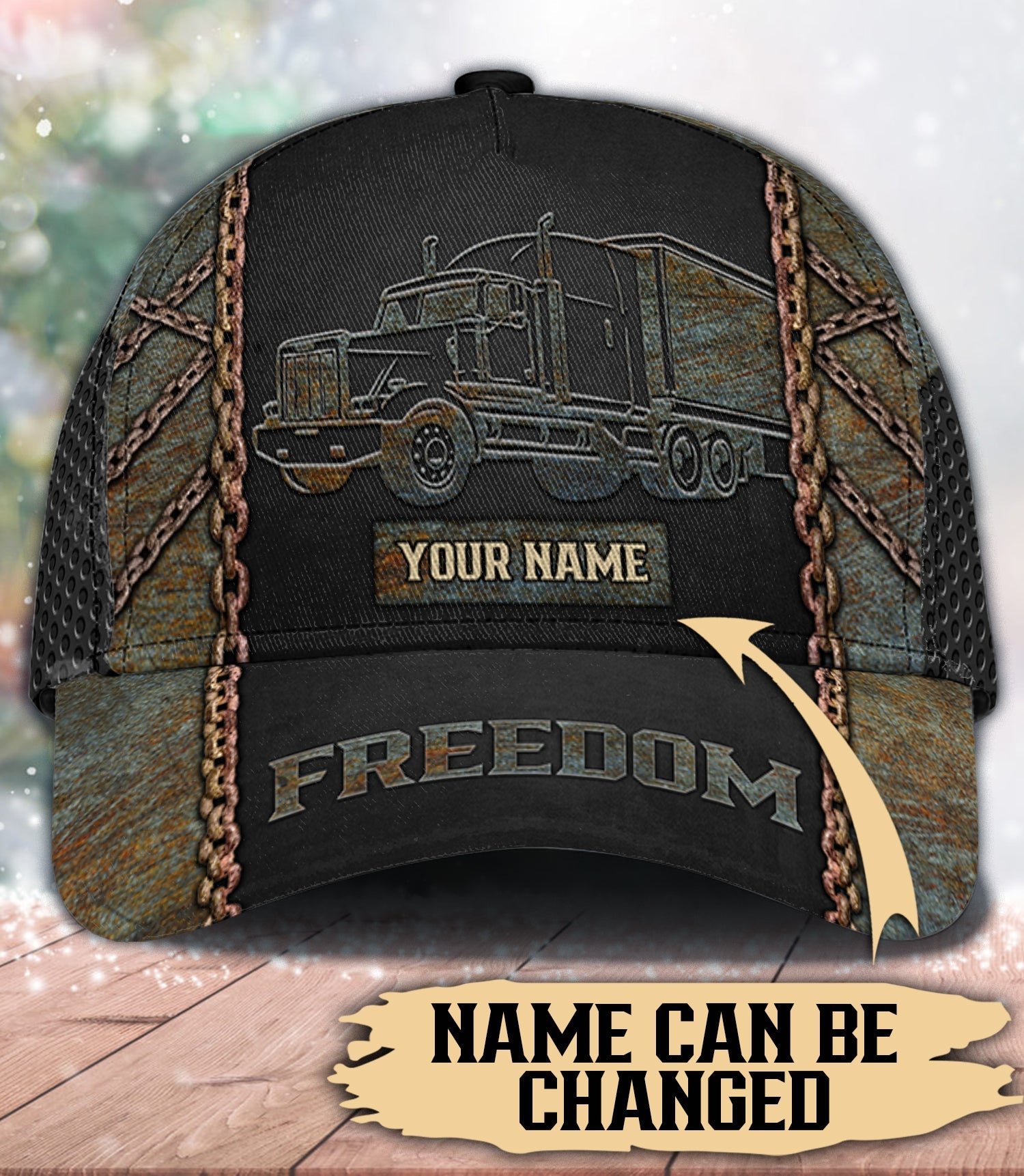 Personalized Trucker Classic Cap, Gift for Truckers Trucker Hats Custom Hats Gifts For Men & Women