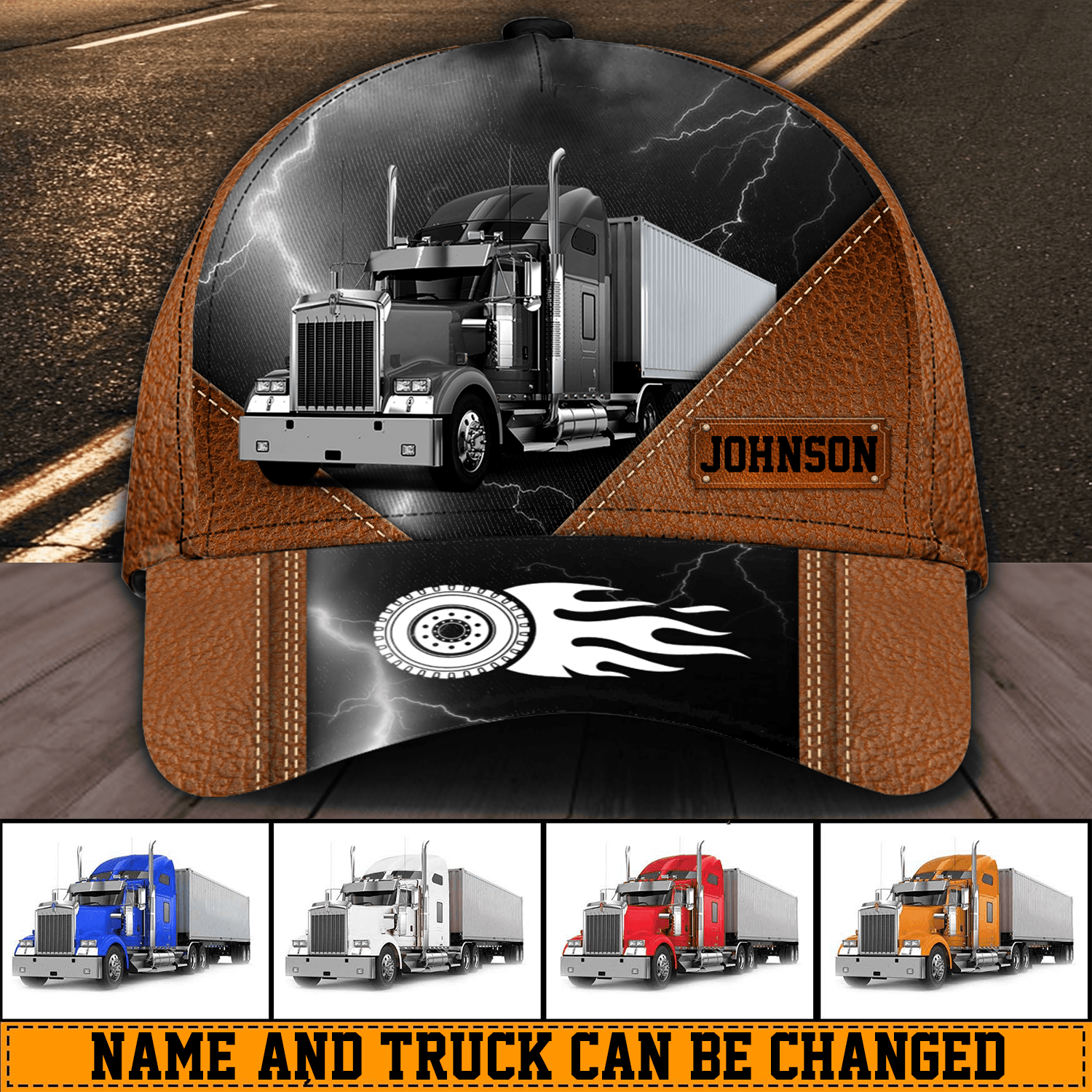 Personalized Trucker Classic Cap, Gift for Truckers Trucker Hats Custom Hats Gifts For Men & Women