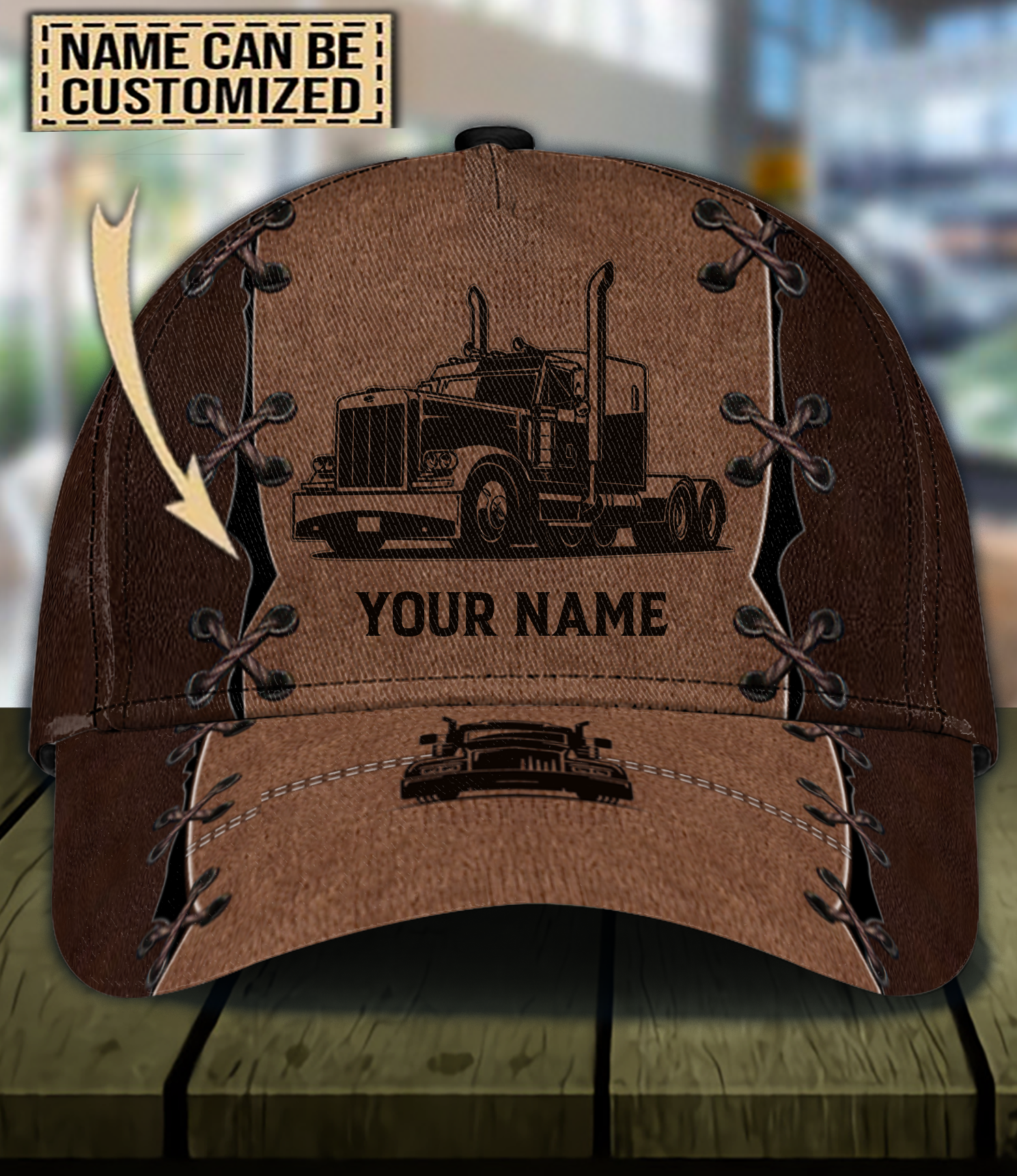 Personalized Trucker Classic Cap, Gift for Truckers Trucker Hats Custom Hats Gifts For Men & Women