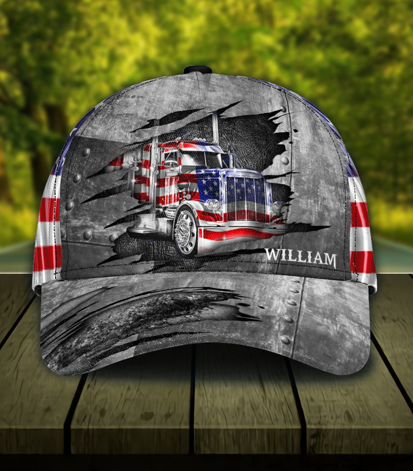 Personalized Trucker Classic Cap, Gift for Truckers Trucker Hats Custom Hats Gifts For Men & Women