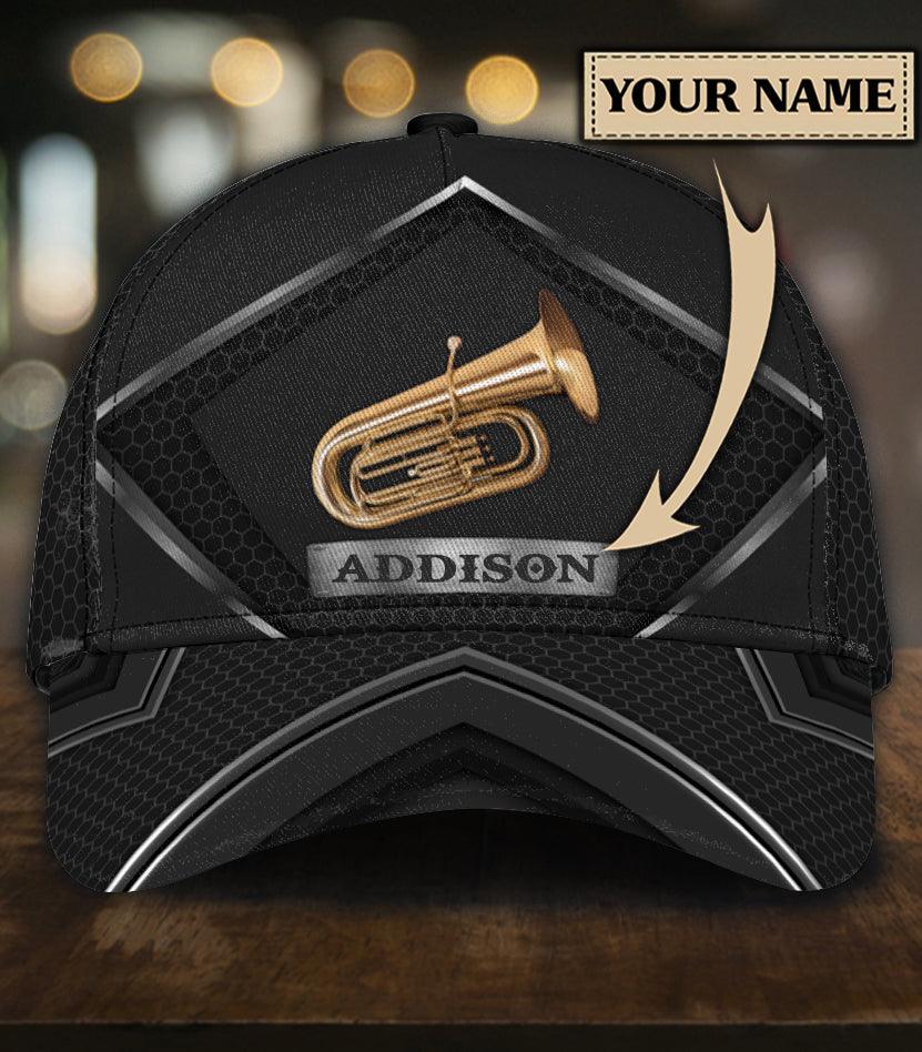 Personalized Trumpet Classic Cap, Gift for Music Lovers, Trumpet Lovers Trucker Hats Custom Hats Gifts For Men & Women