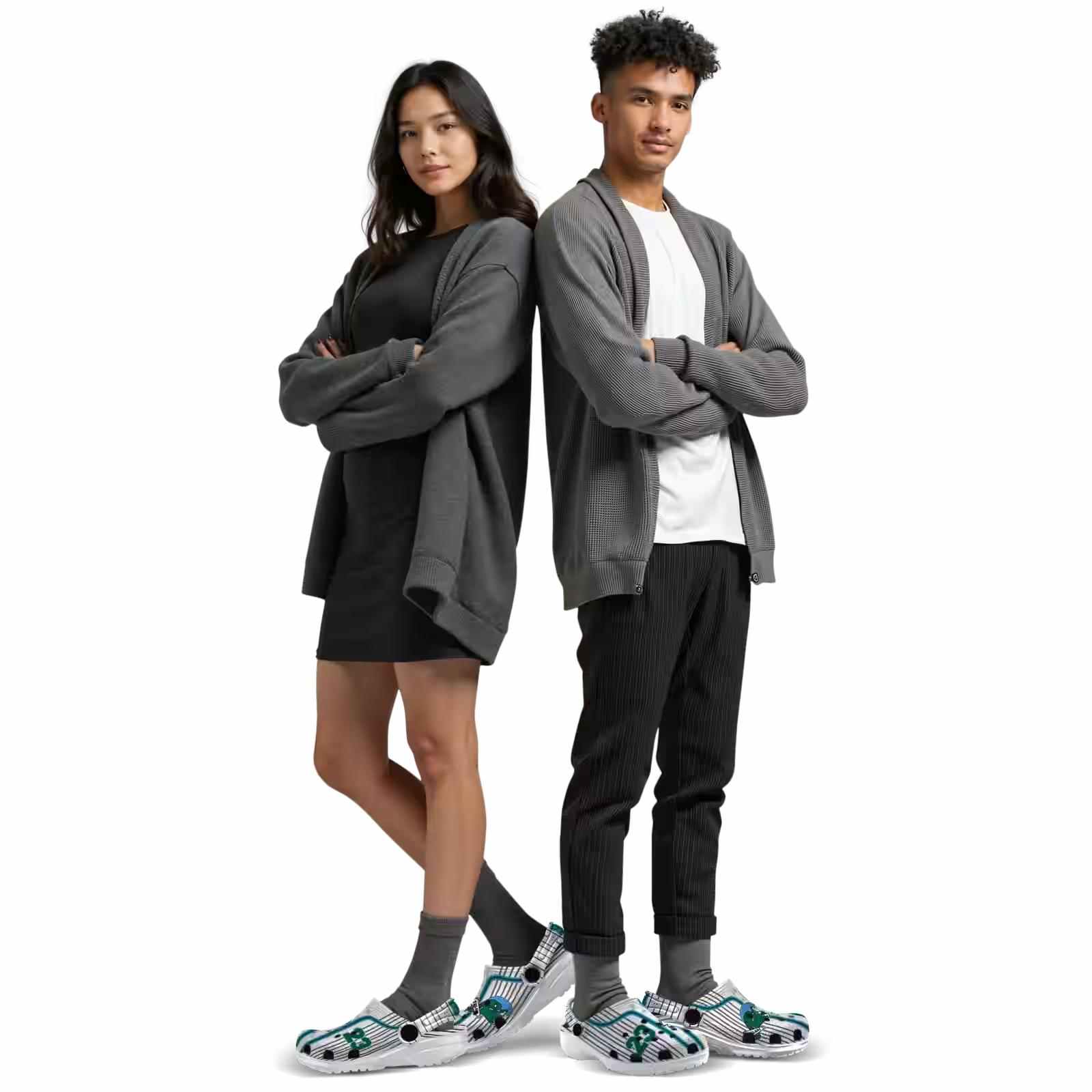 Personalized Tulane Green Wave Pinstripe Pattern ClogTVC1801720 - Image 7