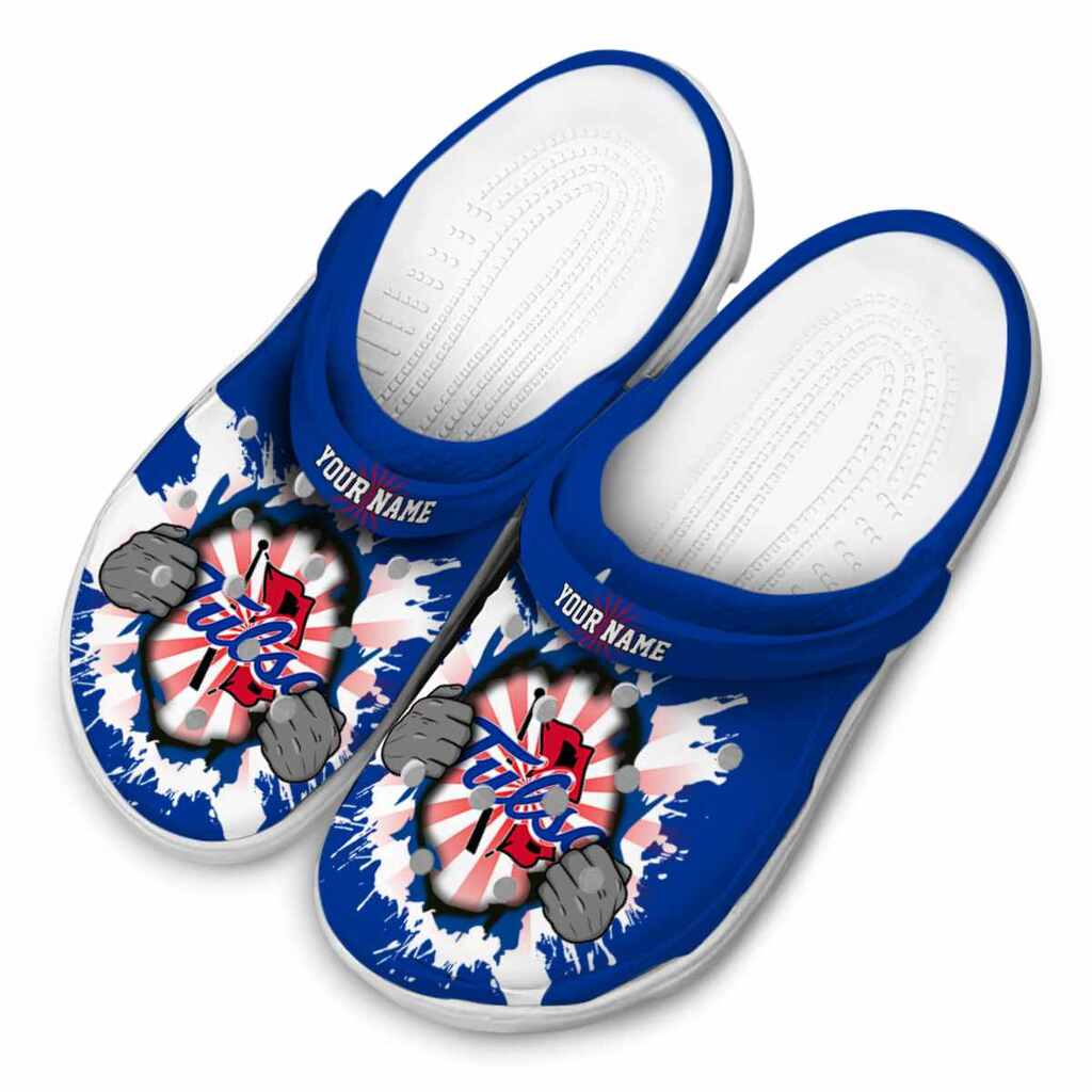 Personalized Tulsa Golden Hurricane Gripping Hand ClogTVC1801804 - Image 4