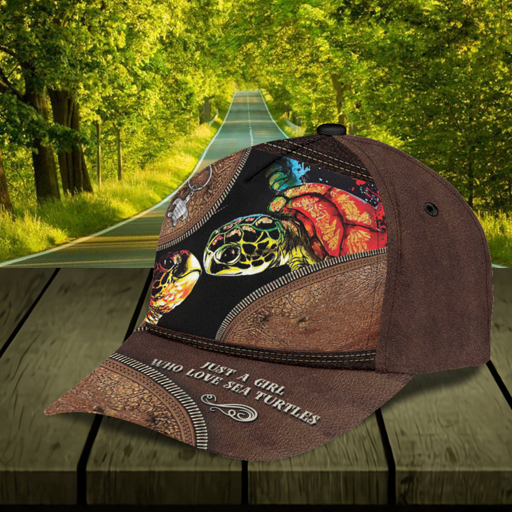 Personalized Turtle Classic Cap Trucker Hats Custom Hats Gifts For Men & Women