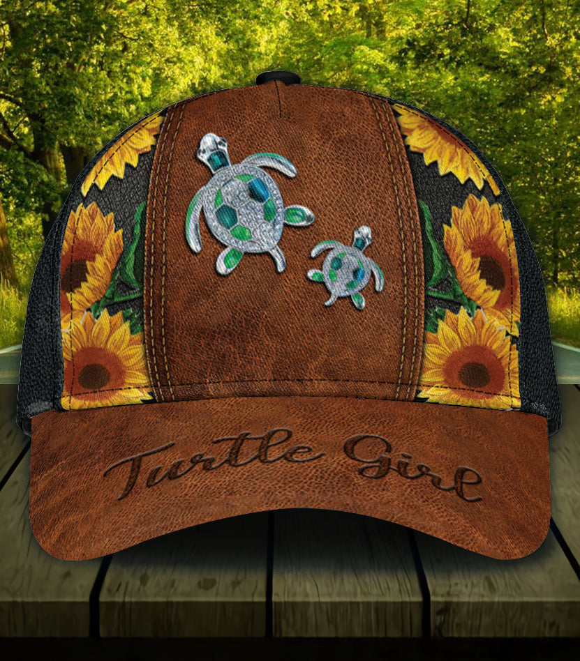 Personalized Turtle Classic Cap Trucker Hats Custom Hats Gifts For Men & Women