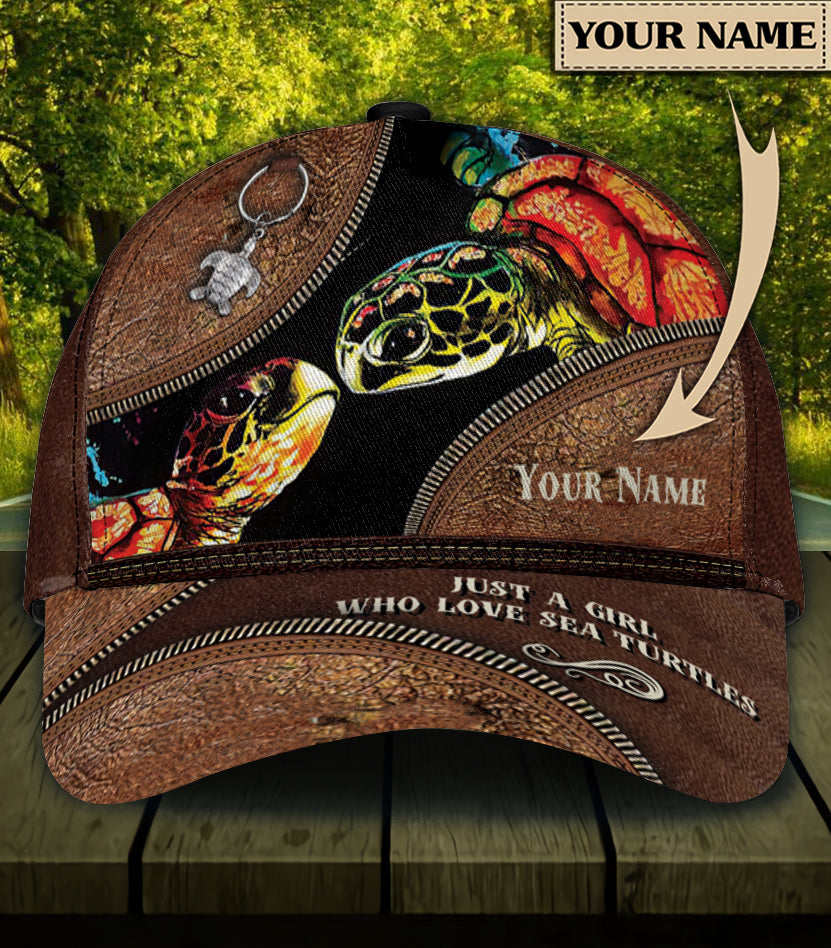 Personalized Turtle Classic Cap Trucker Hats Custom Hats Gifts For Men & Women