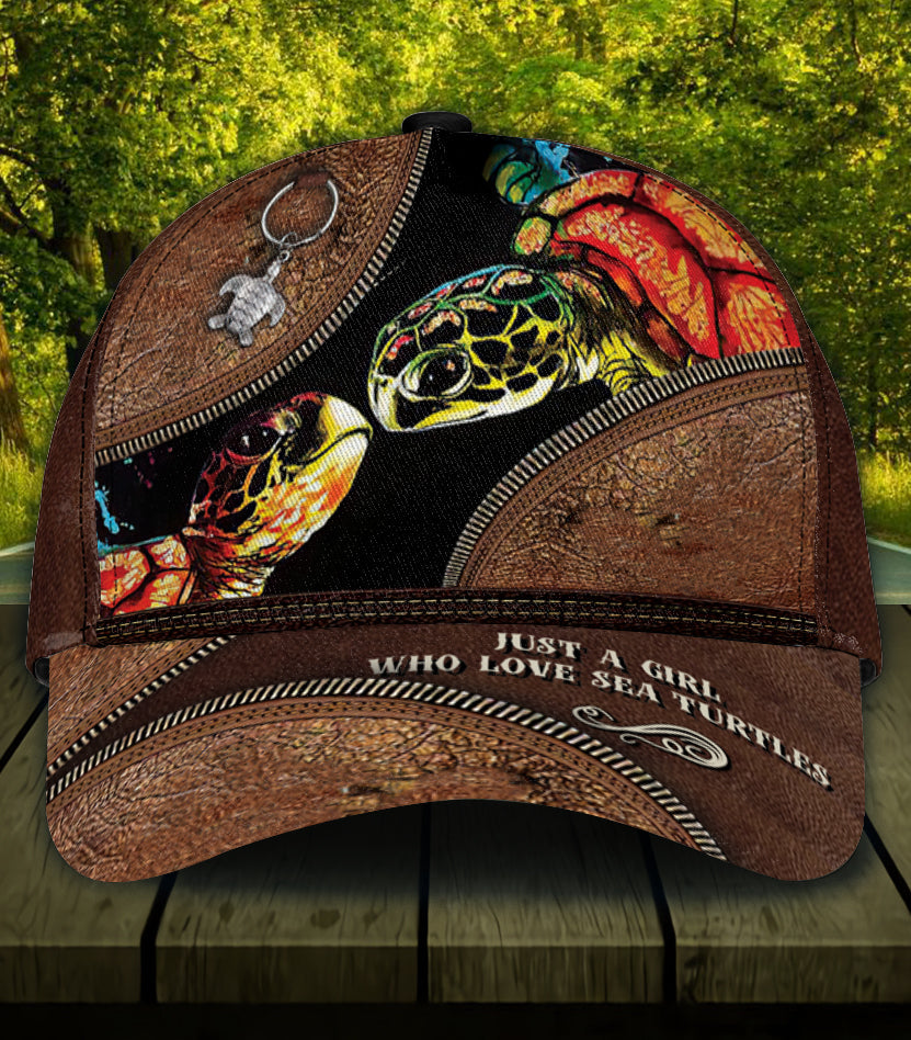 Personalized Turtle Classic Cap Trucker Hats Custom Hats Gifts For Men & Women