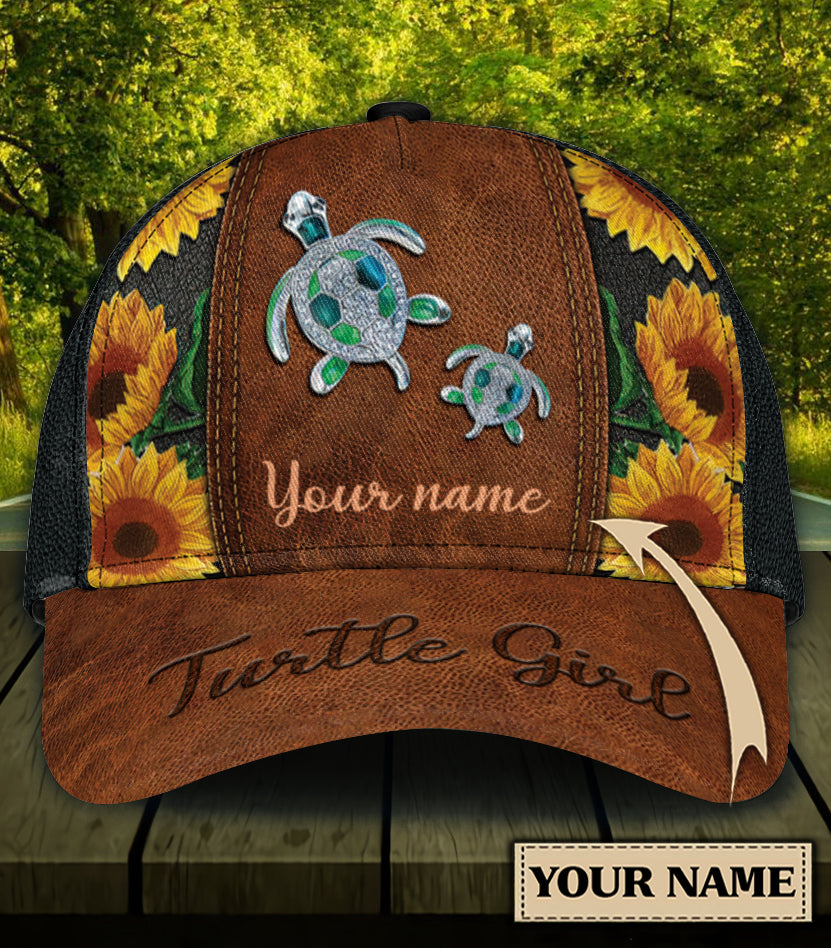 Personalized Turtle Classic Cap Trucker Hats Custom Hats Gifts For Men & Women