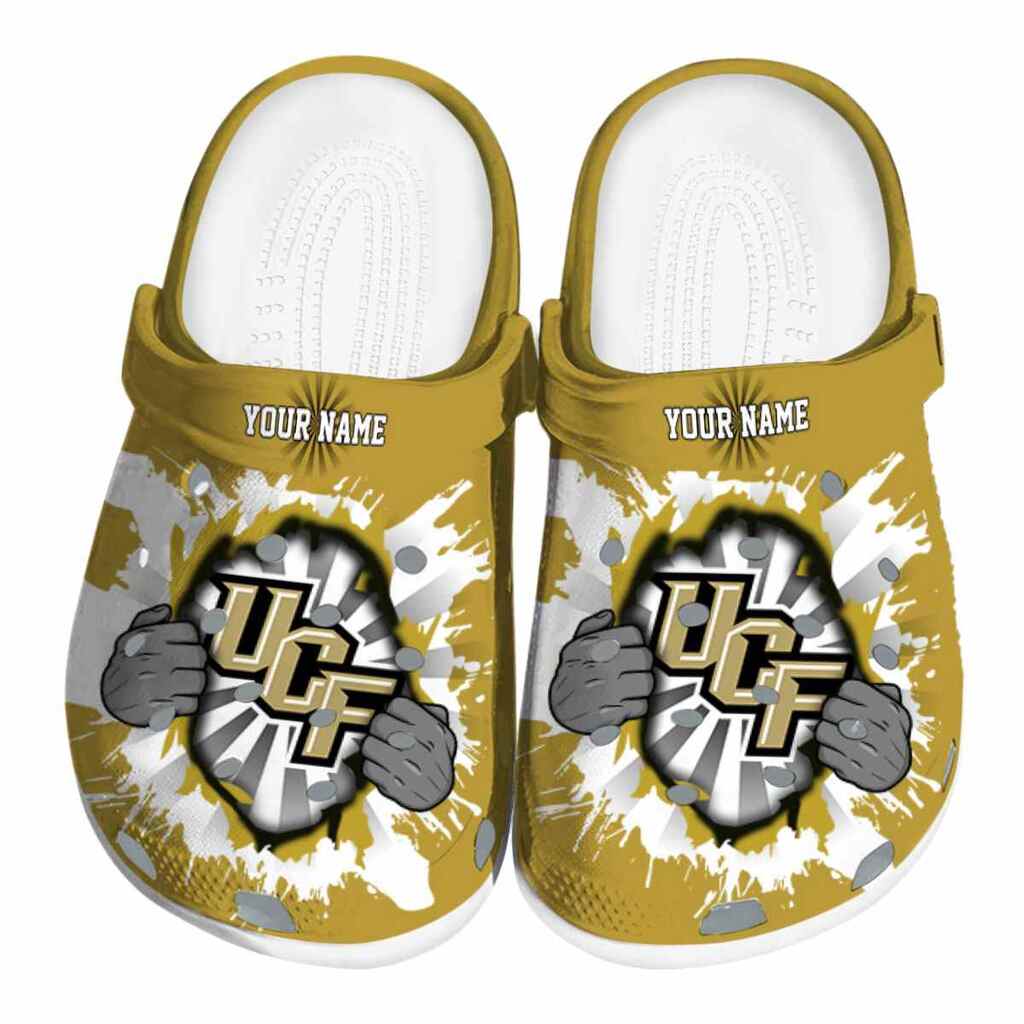 Personalized UCF Knights Gripping Hand ClogTVC180159