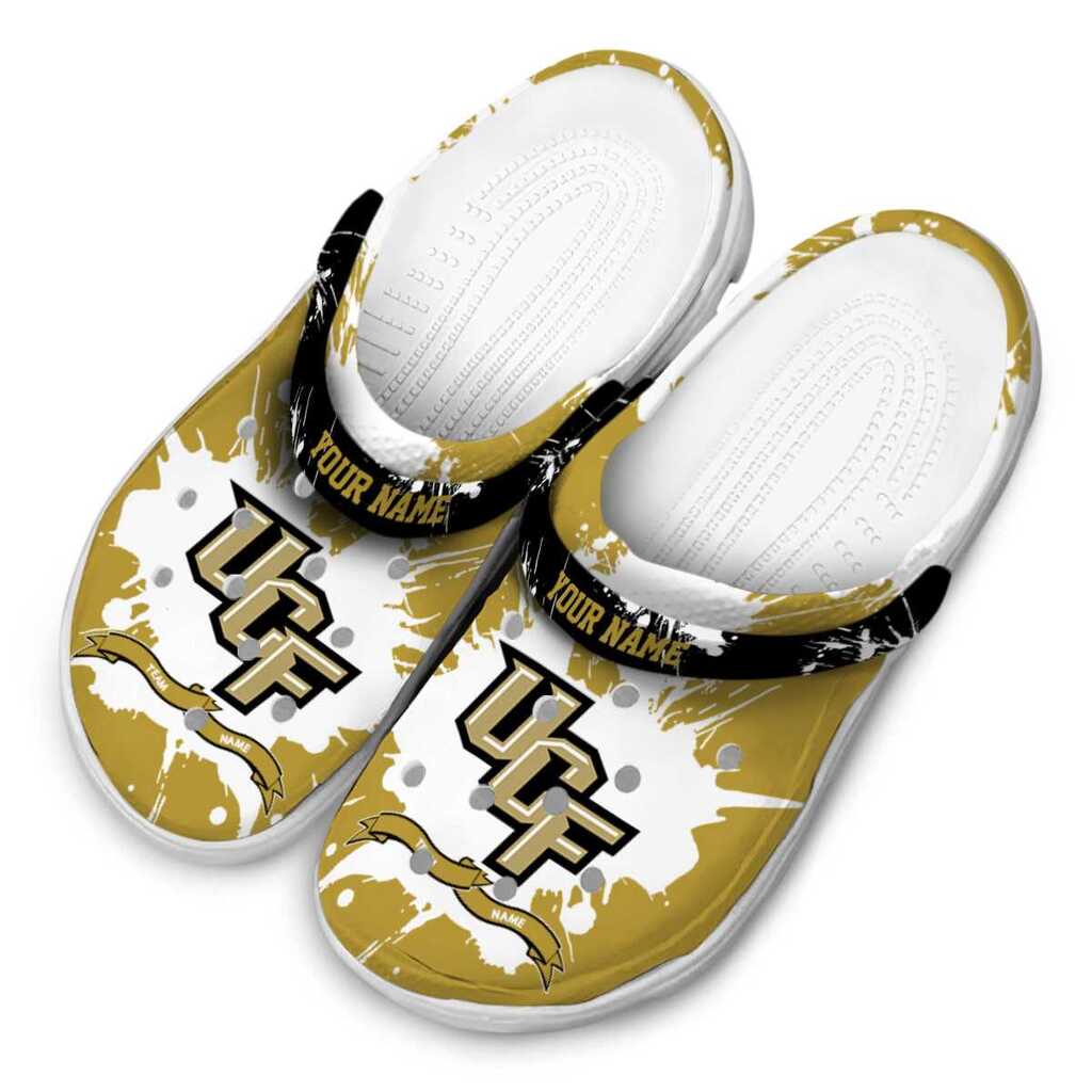 Personalized UCF Knights Splatter Pattern ClogTVC180158 - Image 4