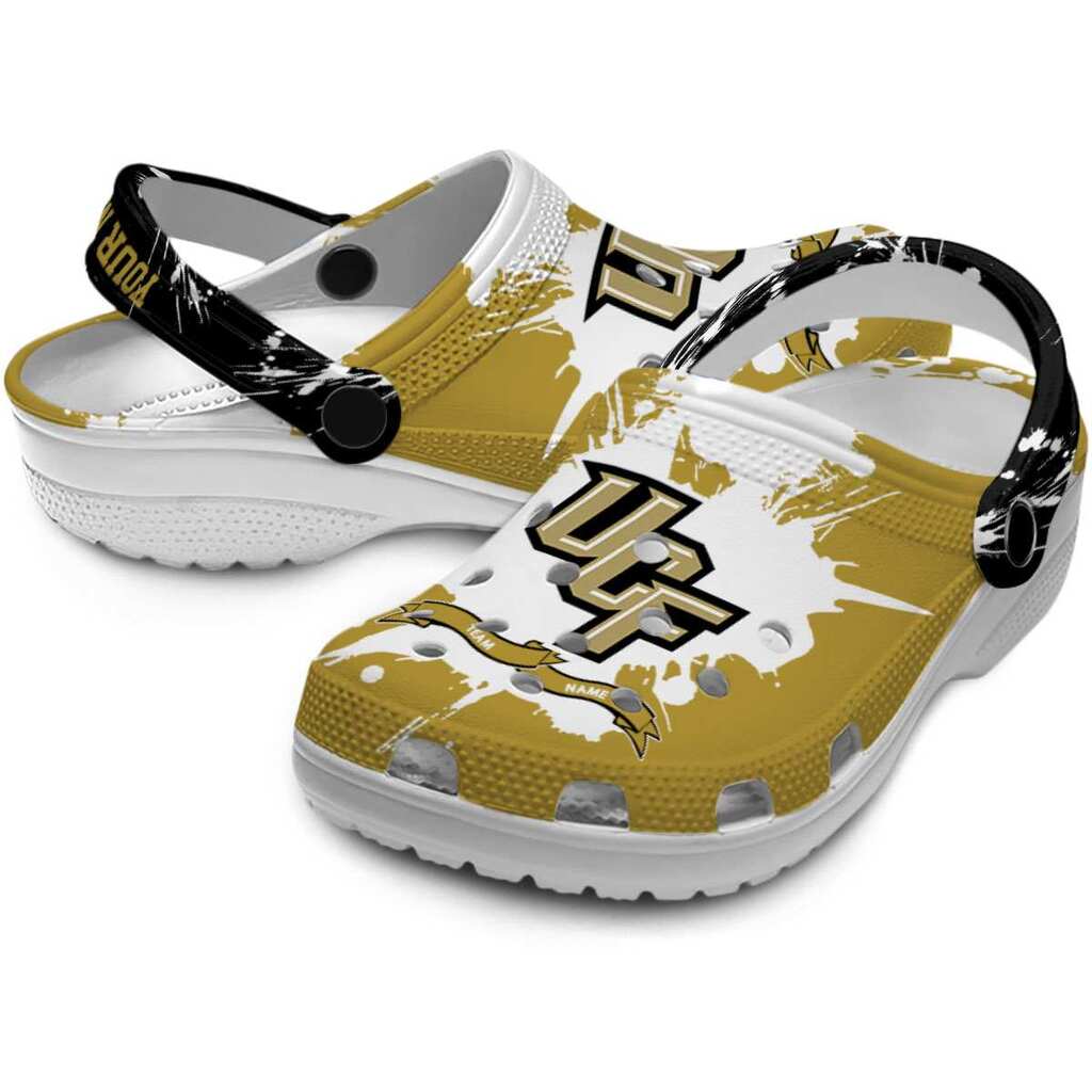 Personalized UCF Knights Splatter Pattern ClogTVC180158 - Image 3