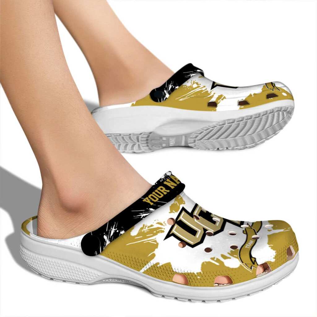 Personalized UCF Knights Splatter Pattern ClogTVC180158 - Image 2