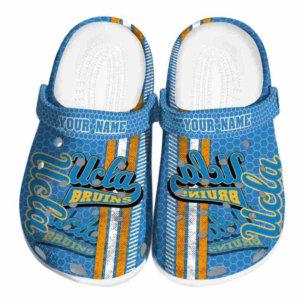 Personalized UCLA Bruins Contrasting Stripes ClogTVC180159