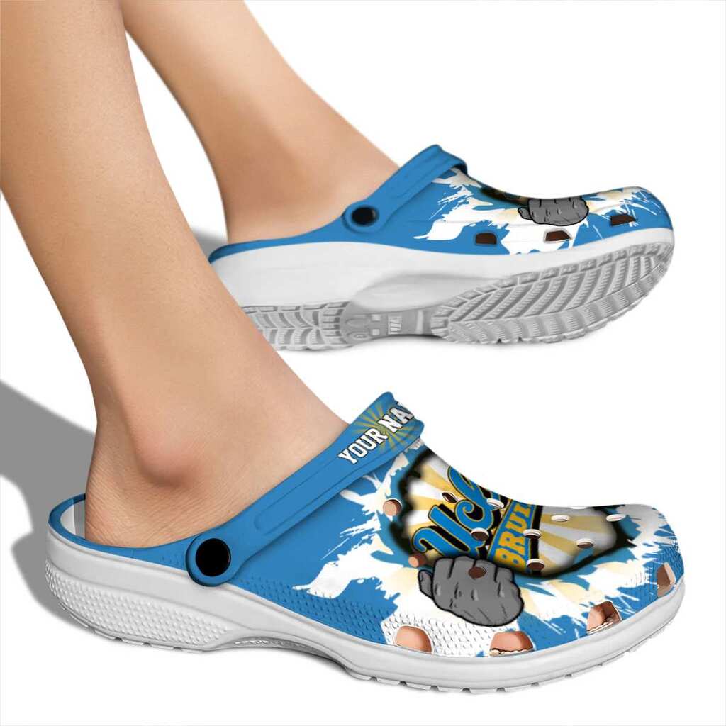 Personalized UCLA Bruins Gripping Hand ClogTVC180158 - Image 2