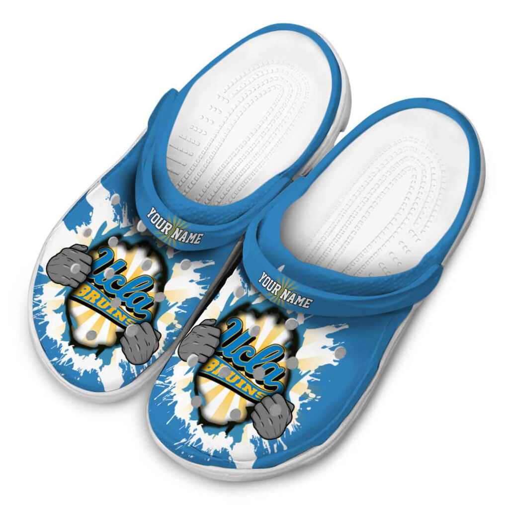 Personalized UCLA Bruins Gripping Hand ClogTVC180158 - Image 4