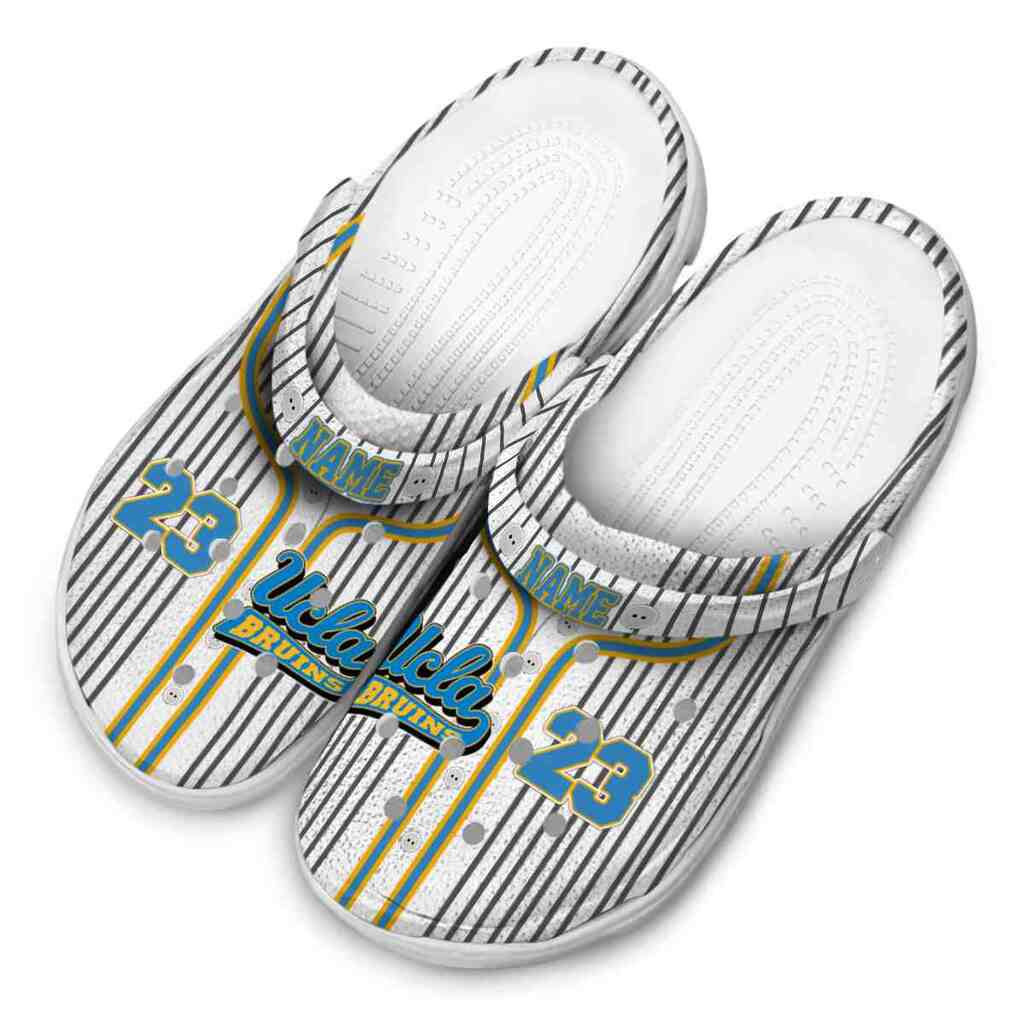 Personalized UCLA Bruins Pinstripe Pattern ClogTVC180158 - Image 4