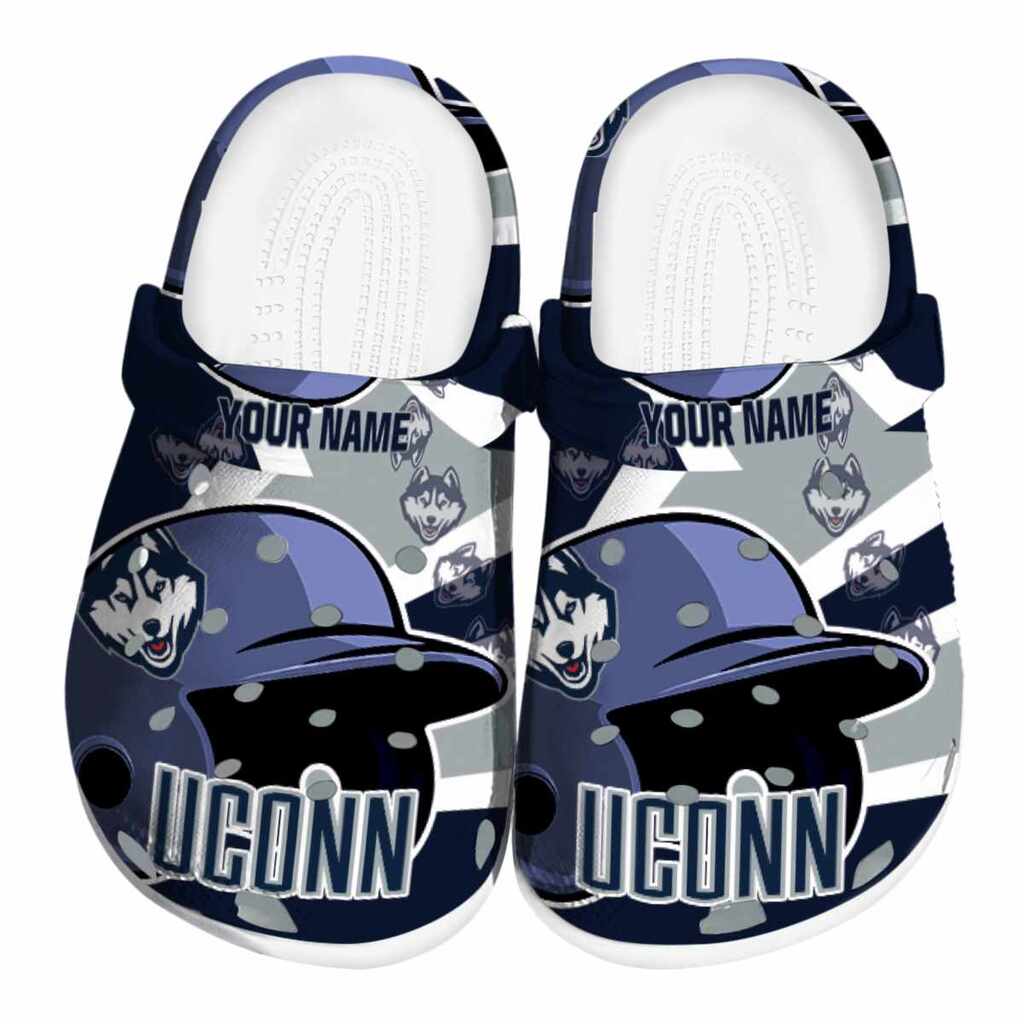 Personalized UConn Huskies Baseball Helmet ClogTVC1801824