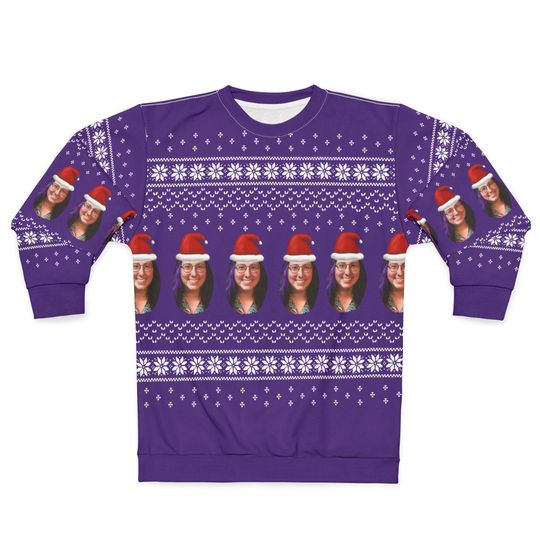 Personalized Ugly Christmas Sweater, Customizable Xmas Jumper - Image 14