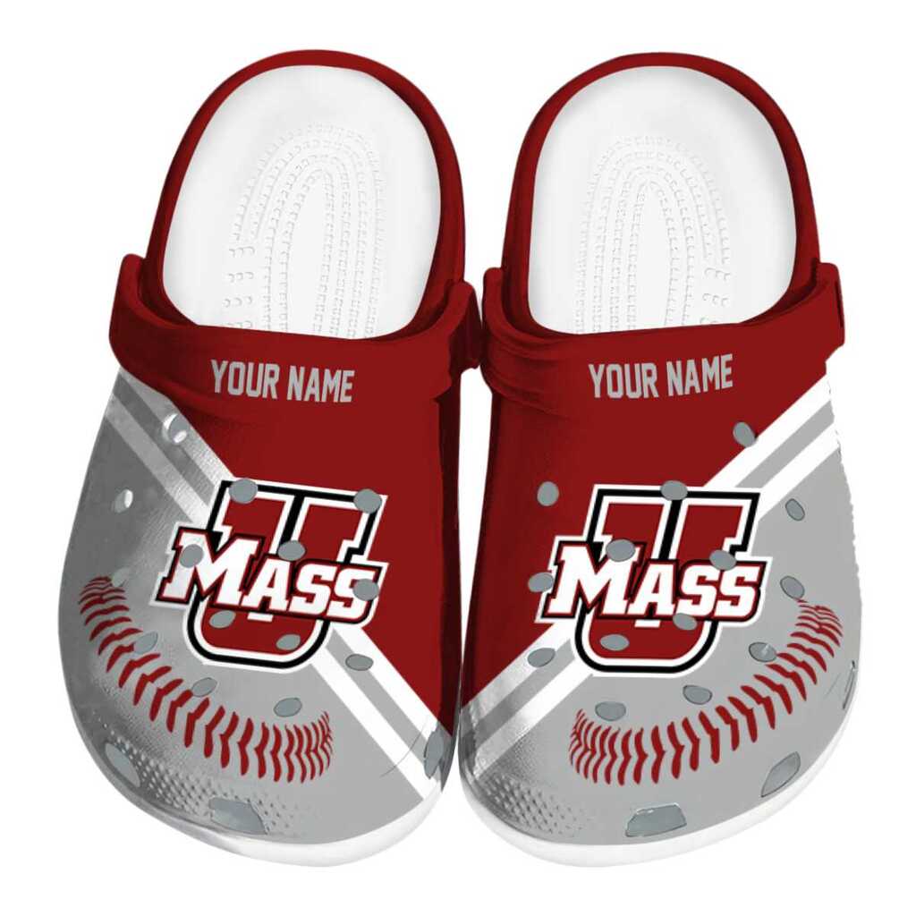 Personalized UMass Minutemen Baseball Motif ClogTVC1801804
