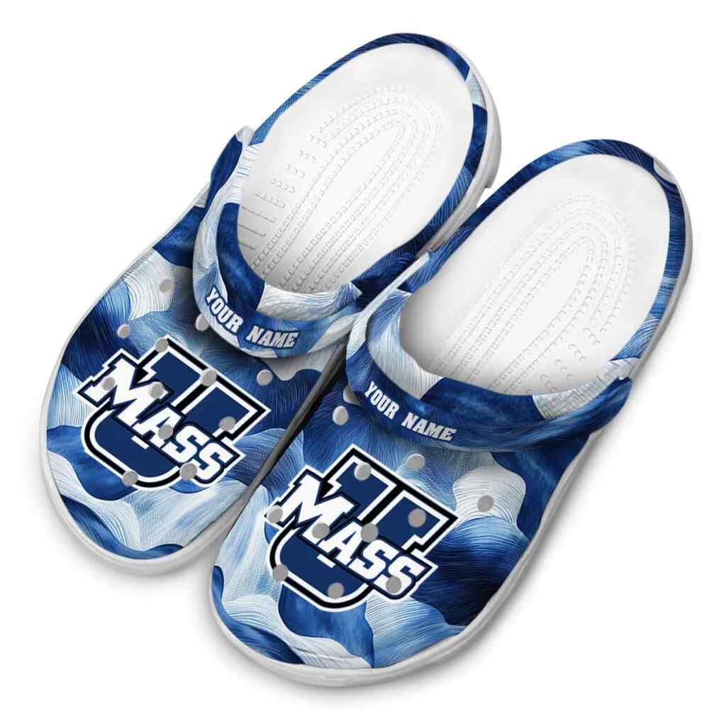 Personalized UMass Minutemen Ocean Waves ClogTVC1801777 - Image 4