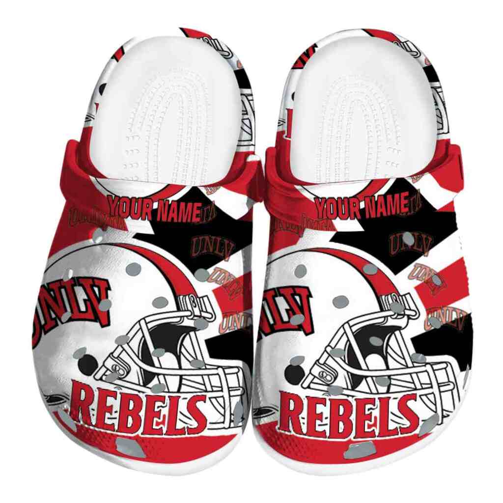 Personalized UNLV Rebels Football Helmet ClogTVC1801803