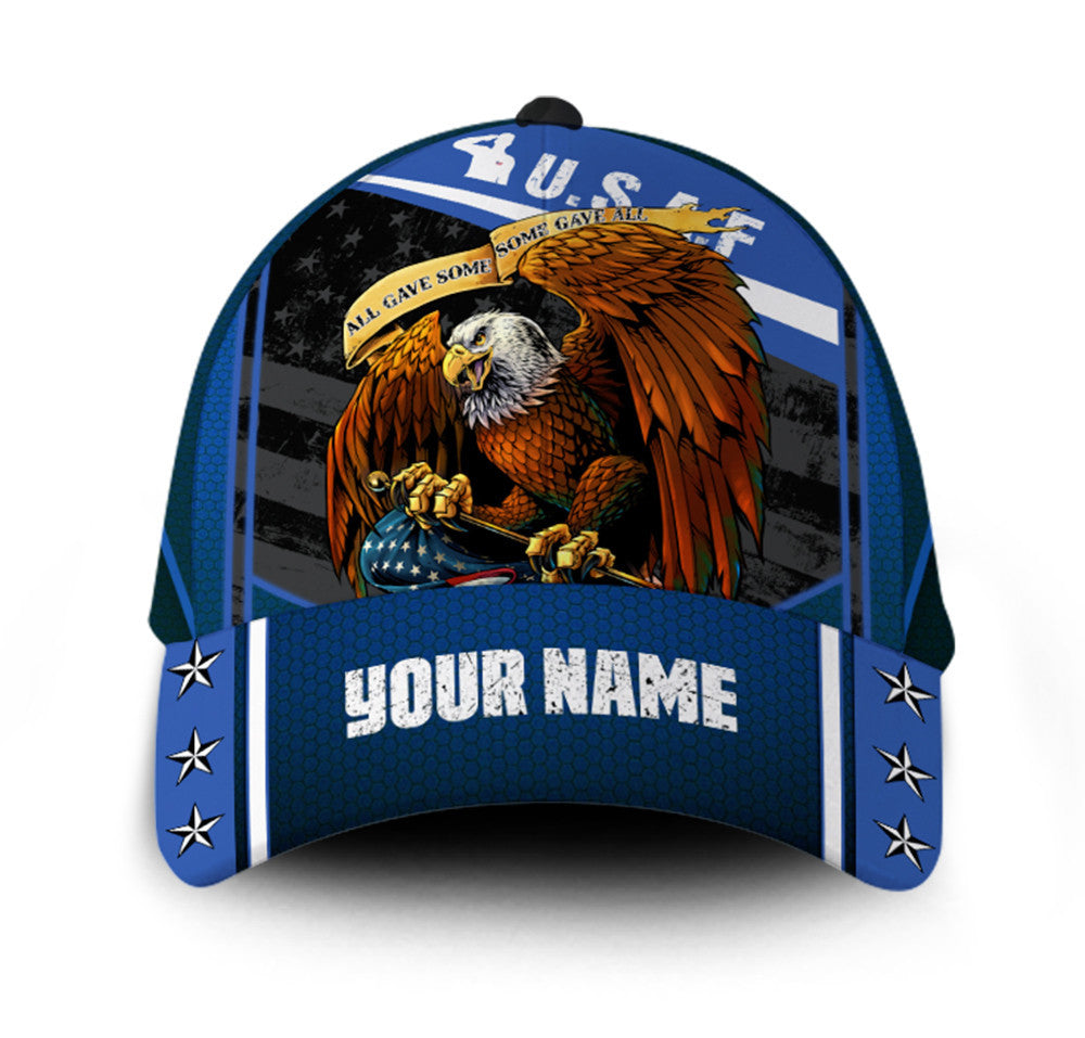 Personalized US Air Force All Gave Some - Classic Cap Trucker Hats Custom Hats Gifts For Men & Women