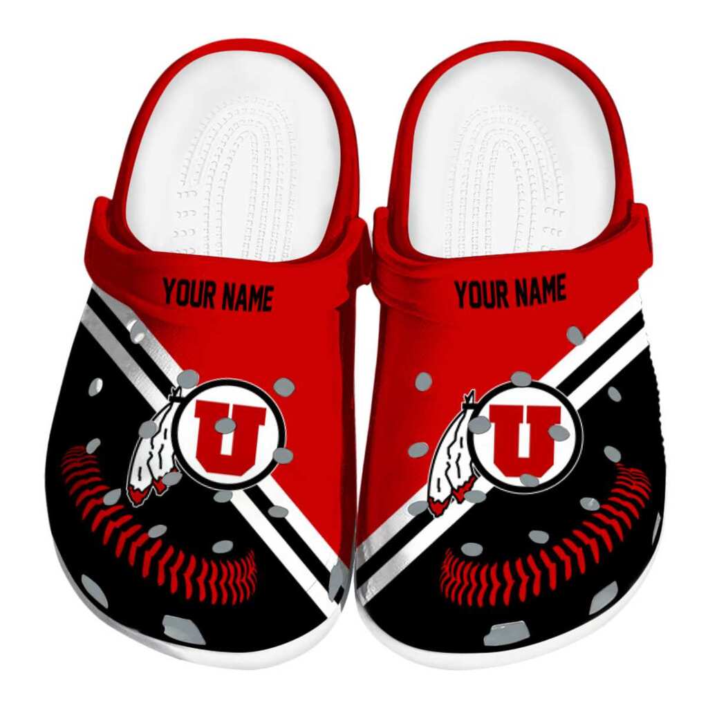 Personalized Utah Utes Baseball Motif ClogTVC180163
