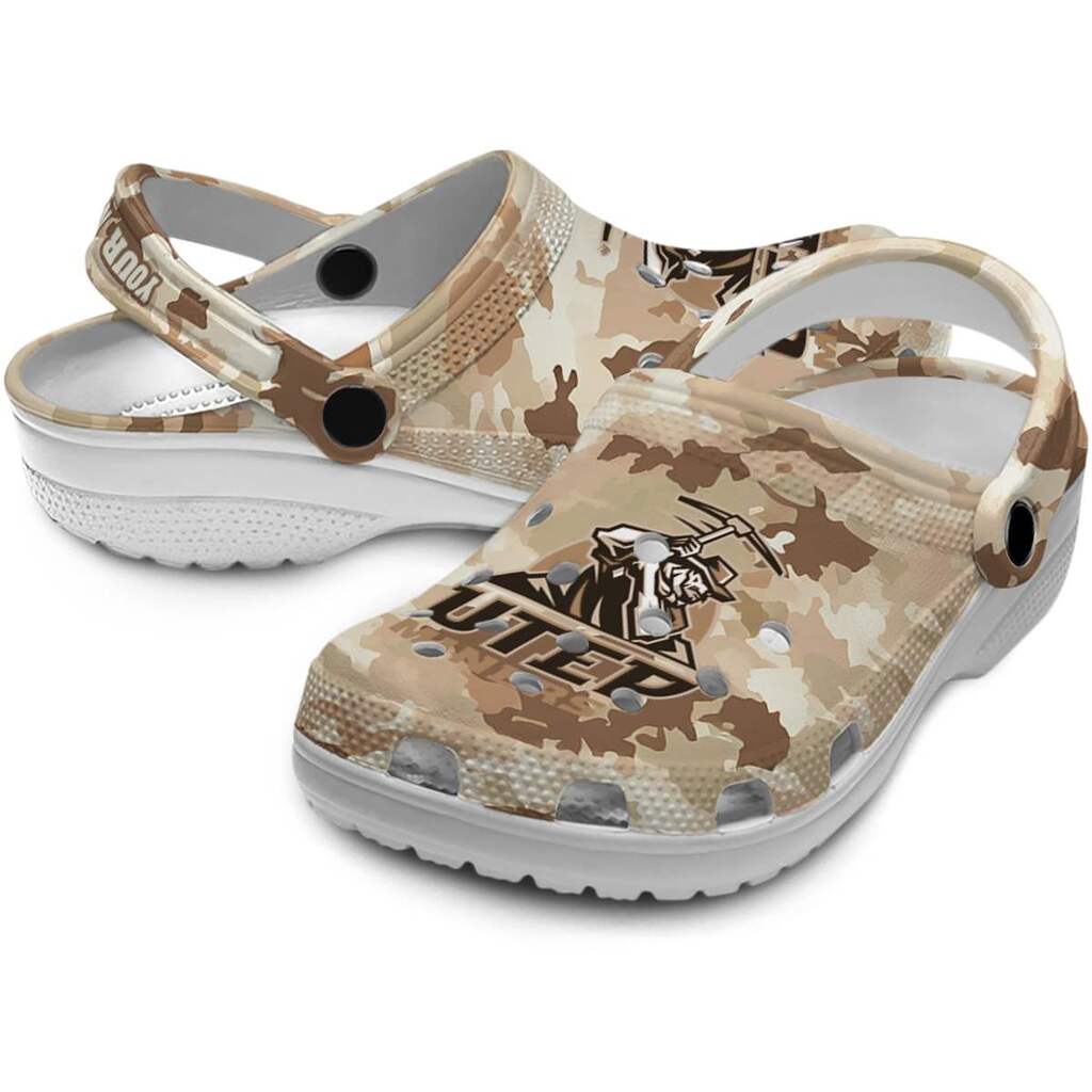Personalized UTEP Miners Desert Camo ClogTVC1801777 - Image 3