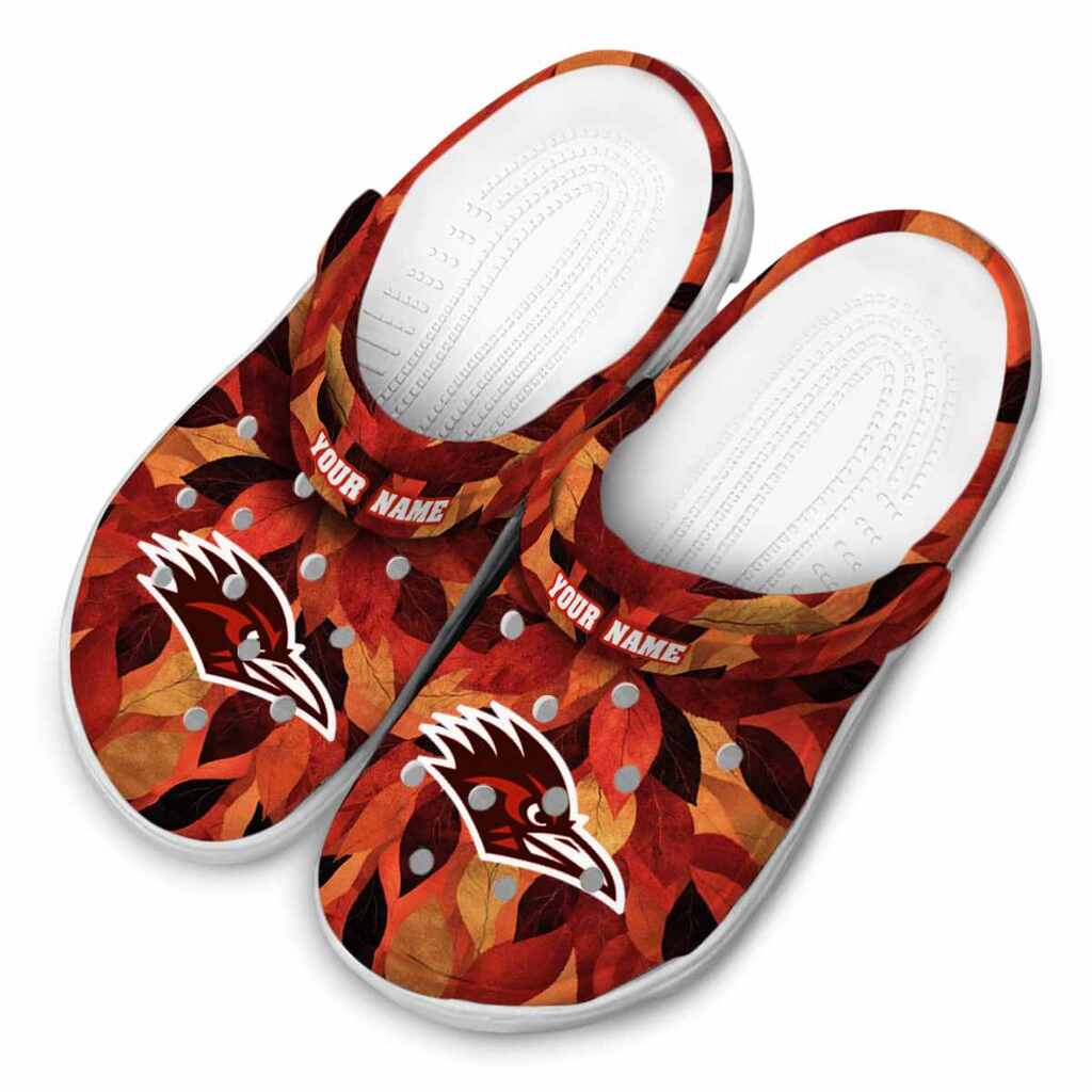 Personalized UTSA Roadrunners Autumn Leaves ClogTVC1801773 - Image 4