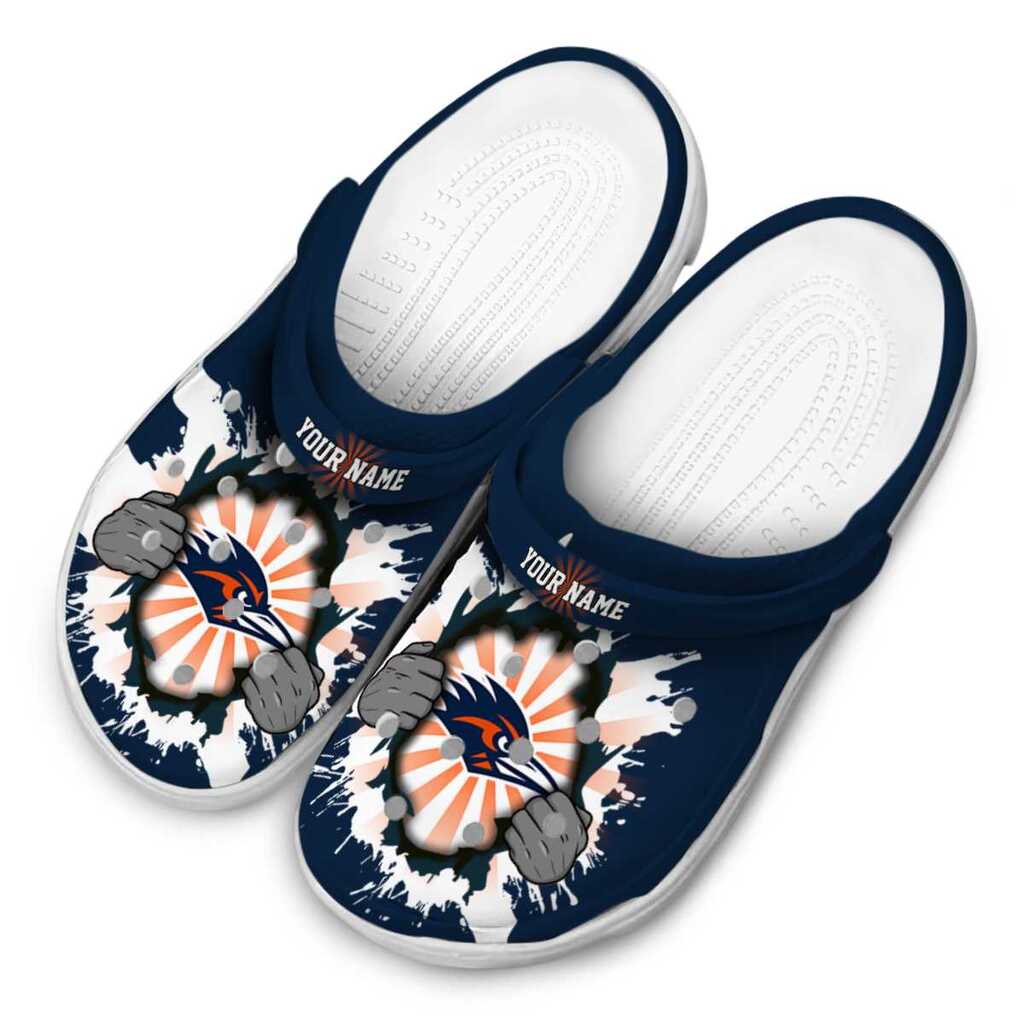 Personalized UTSA Roadrunners Gripping Hand ClogTVC1801803 - Image 4
