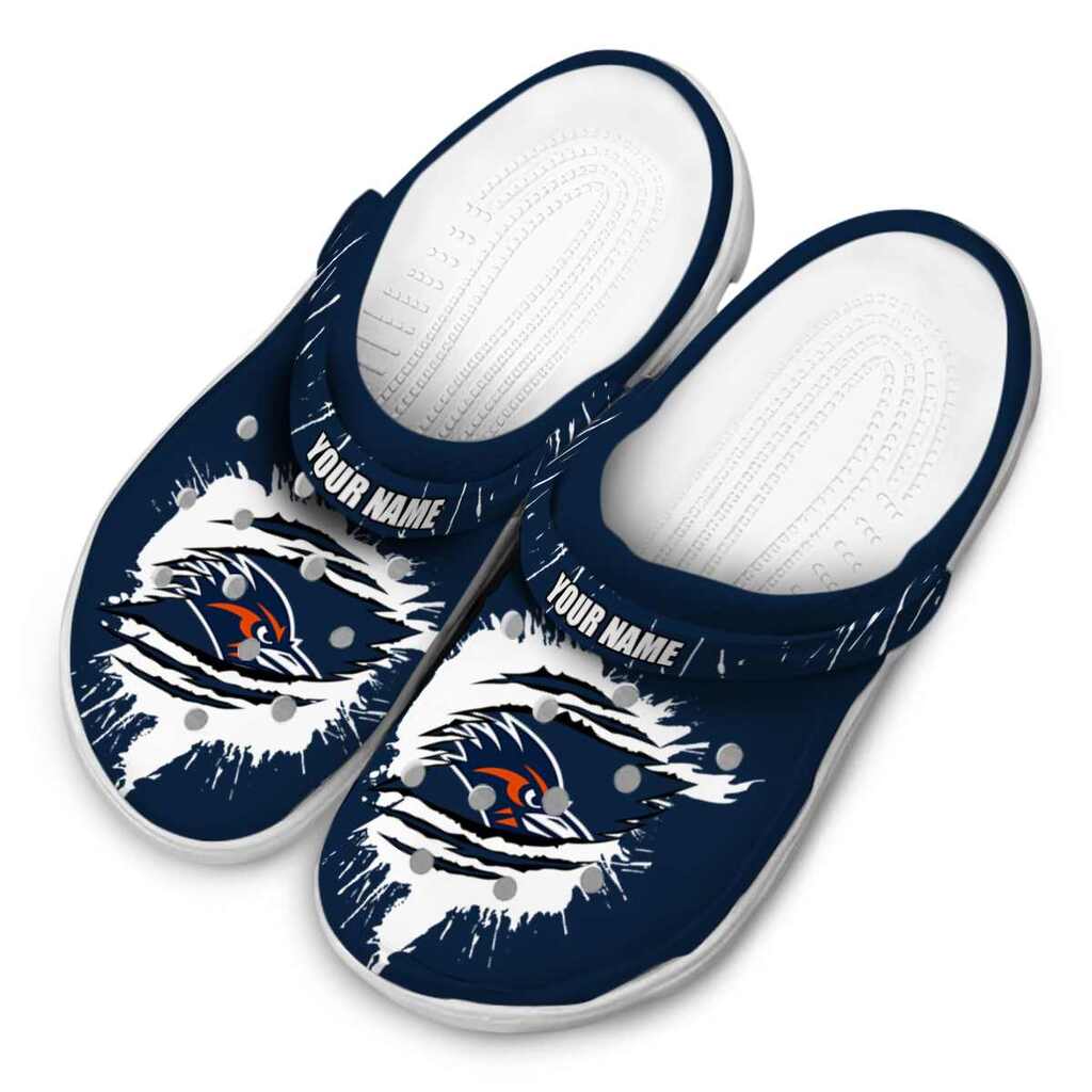 Personalized UTSA Roadrunners Splash Motif Background ClogTVC1801743 - Image 4