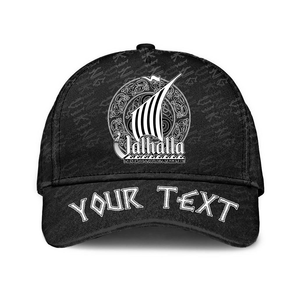 Personalized ValhallScandinavian Drakkar Classic Cap 3D Baseball Caps Trucker Hats Custom Hats Gifts For Men & Women
