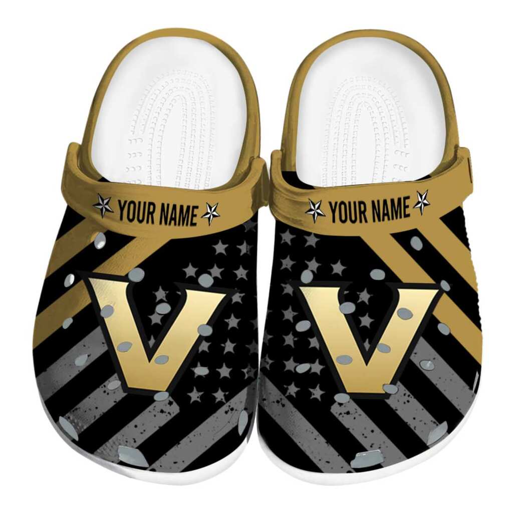 Personalized Vanderbilt Commodores Star-Spangled Graphic ClogTVC1801827