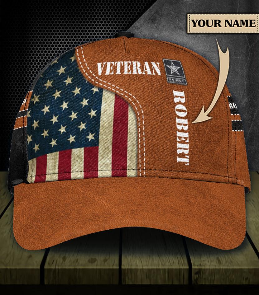 Personalized Vetaran Classic Cap, Personalized Gift for Veteran Trucker Hats Custom Hats Gifts For Men & Women