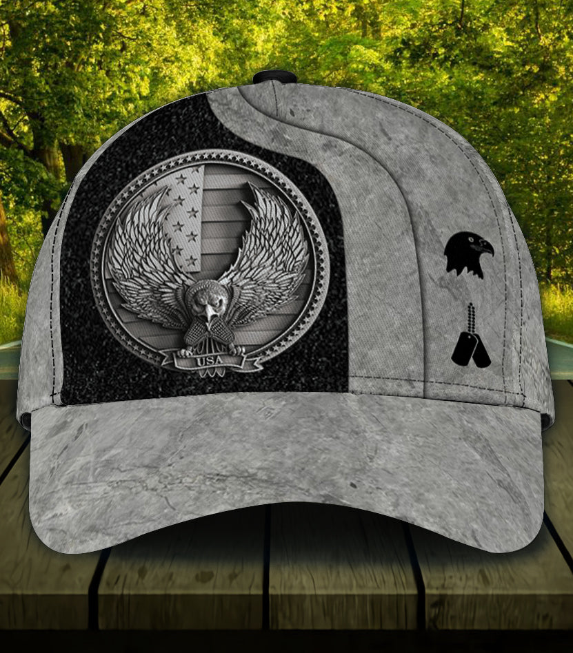 Personalized Veteran Classic Cap, Gift for Veteran Trucker Hats Custom Hats Gifts For Men & Women