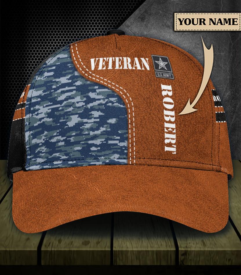 Personalized Veteran Classic Cap, Personalized Gift for Veteran Trucker Hats Custom Hats Gifts For Men & Women