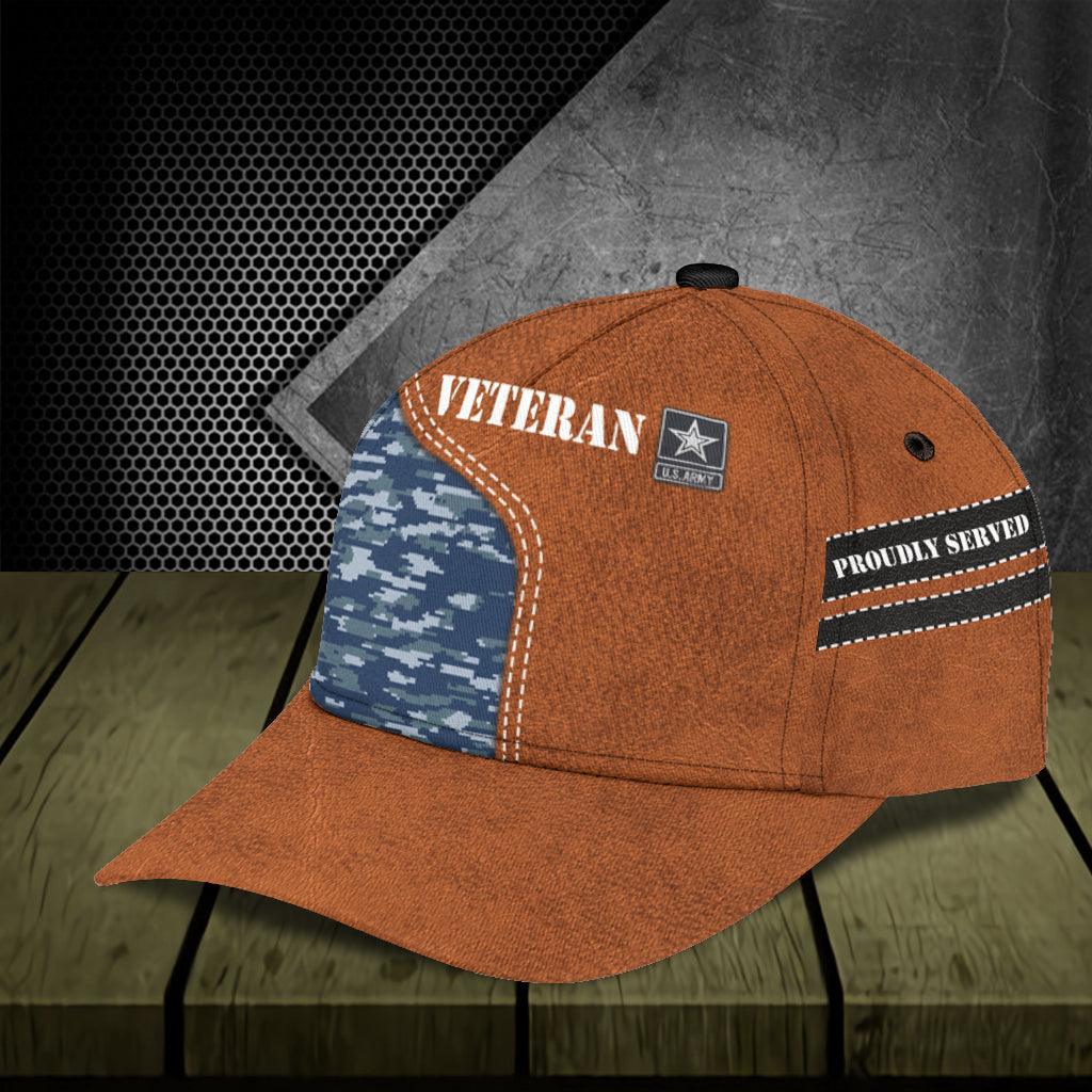 Personalized Veteran Classic Cap, Personalized Gift for Veteran Trucker Hats Custom Hats Gifts For Men & Women